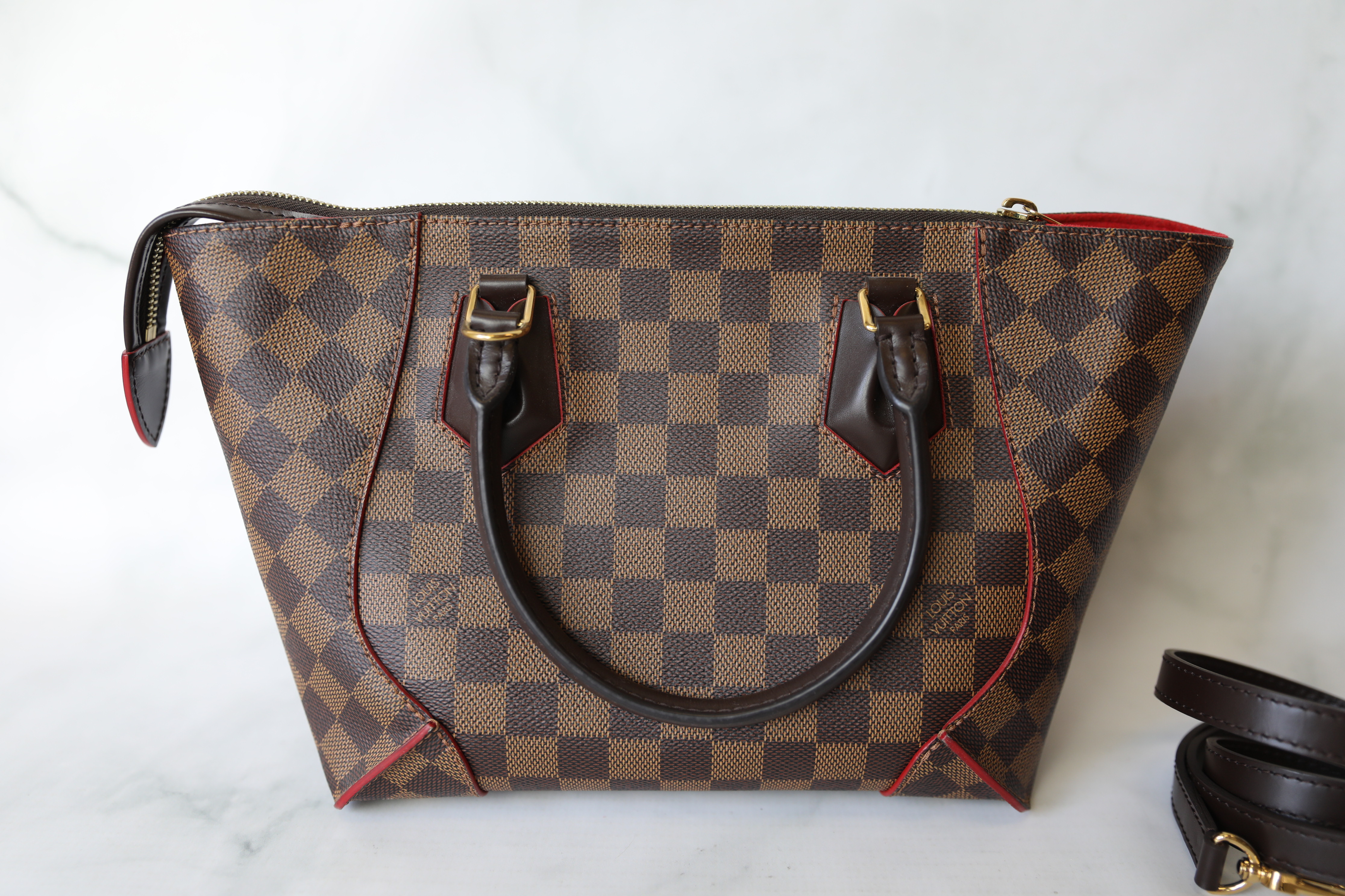 Louis Vuitton Neverfull MM Azur with Strap, Preowned in Dustbag WA001 -  Julia Rose Boston