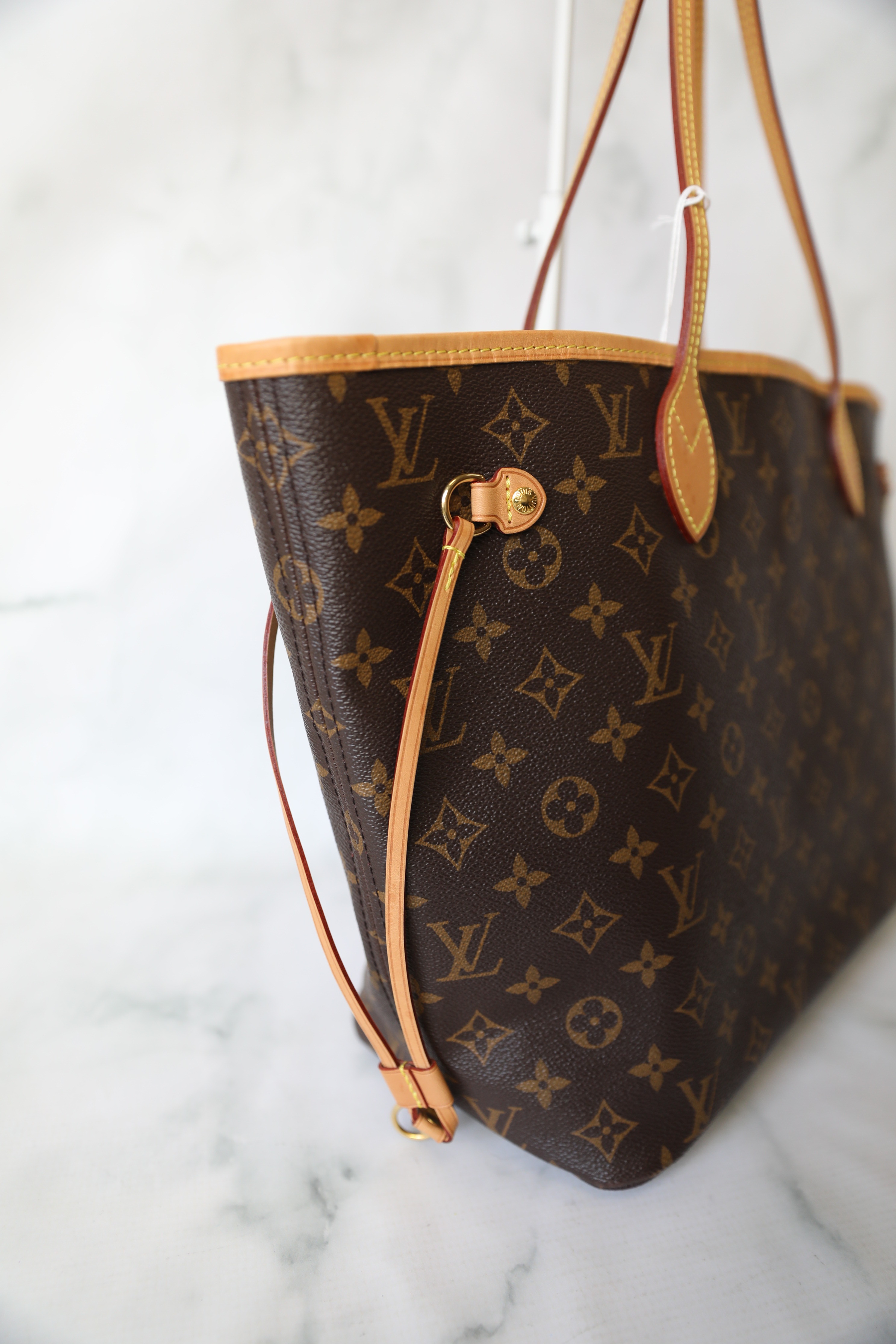 Louis Vuitton Red x Pink x Orange Monogram Giant Neverfull MM Tote Bag  33lz427s