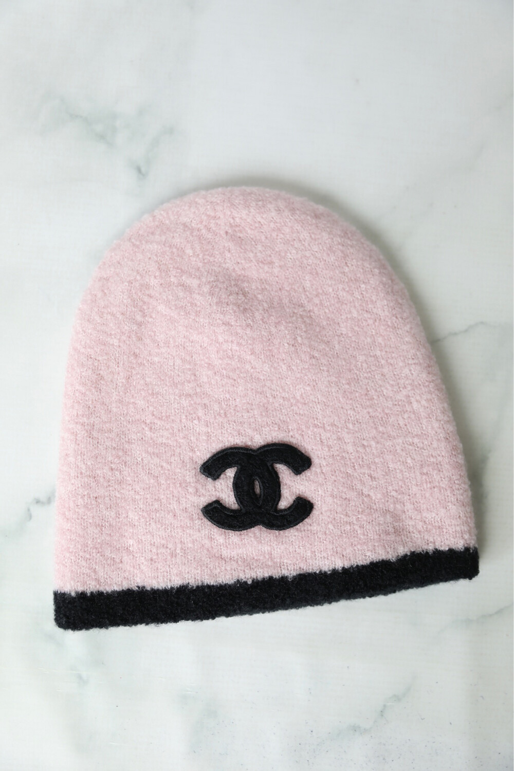 Chanel Hat Beanie, Pink and Black, New without Box MA001