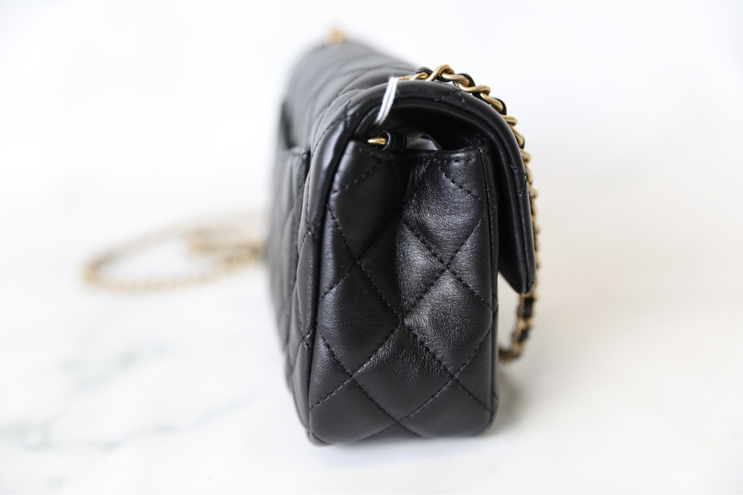 Chanel Coco Crush Mini Rectangular, Black Lambskin with Gold