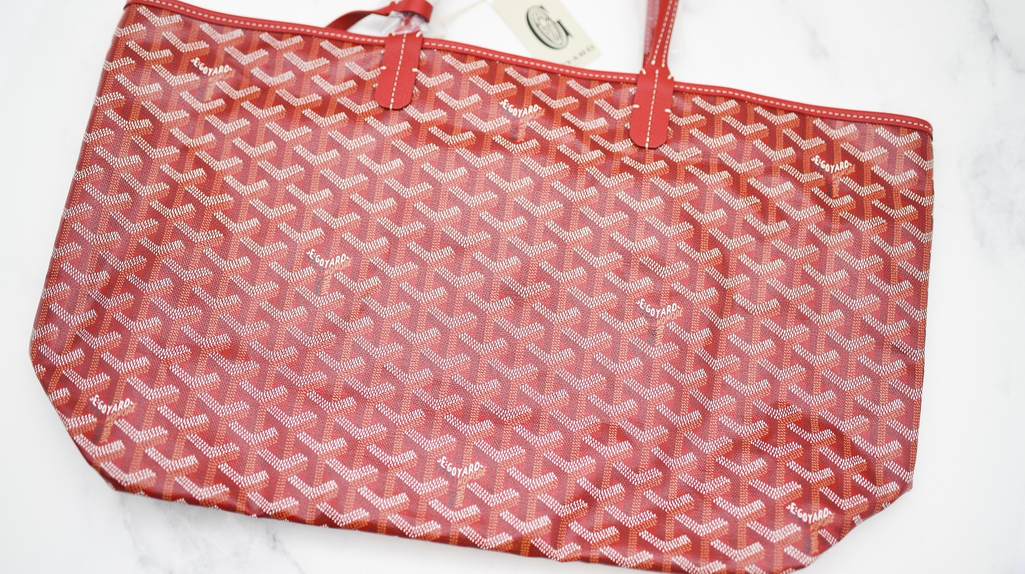 Goyard St. Louis Tote PM Red, New In Dustbag GA003