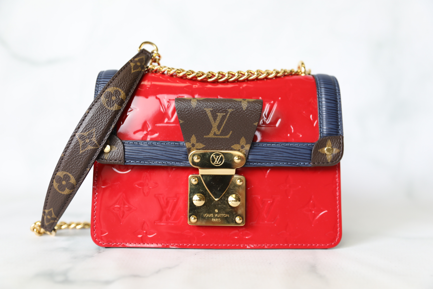 Louis Vuitton Box Red Bags & Handbags for Women