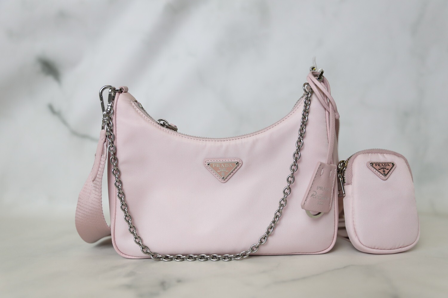 Prada Pink Nylon Re-Edition 2005 Shoulder Bag Prada