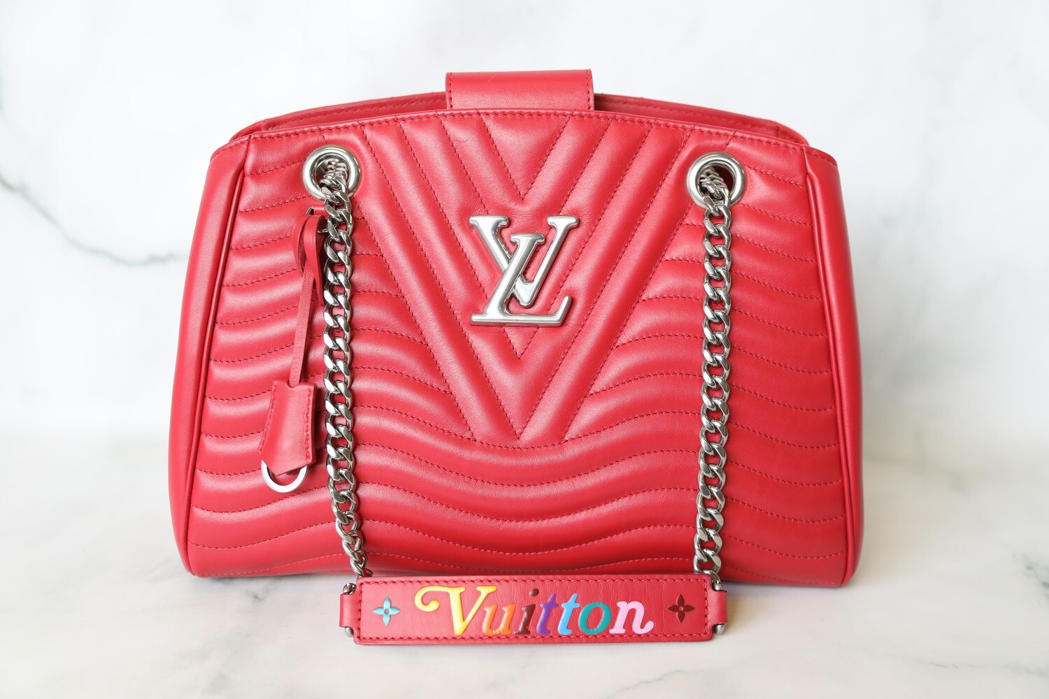 Louis Vuitton Milla PM, Red with Gold Hardware, Preowned in Dustbag WA001 -  Julia Rose Boston
