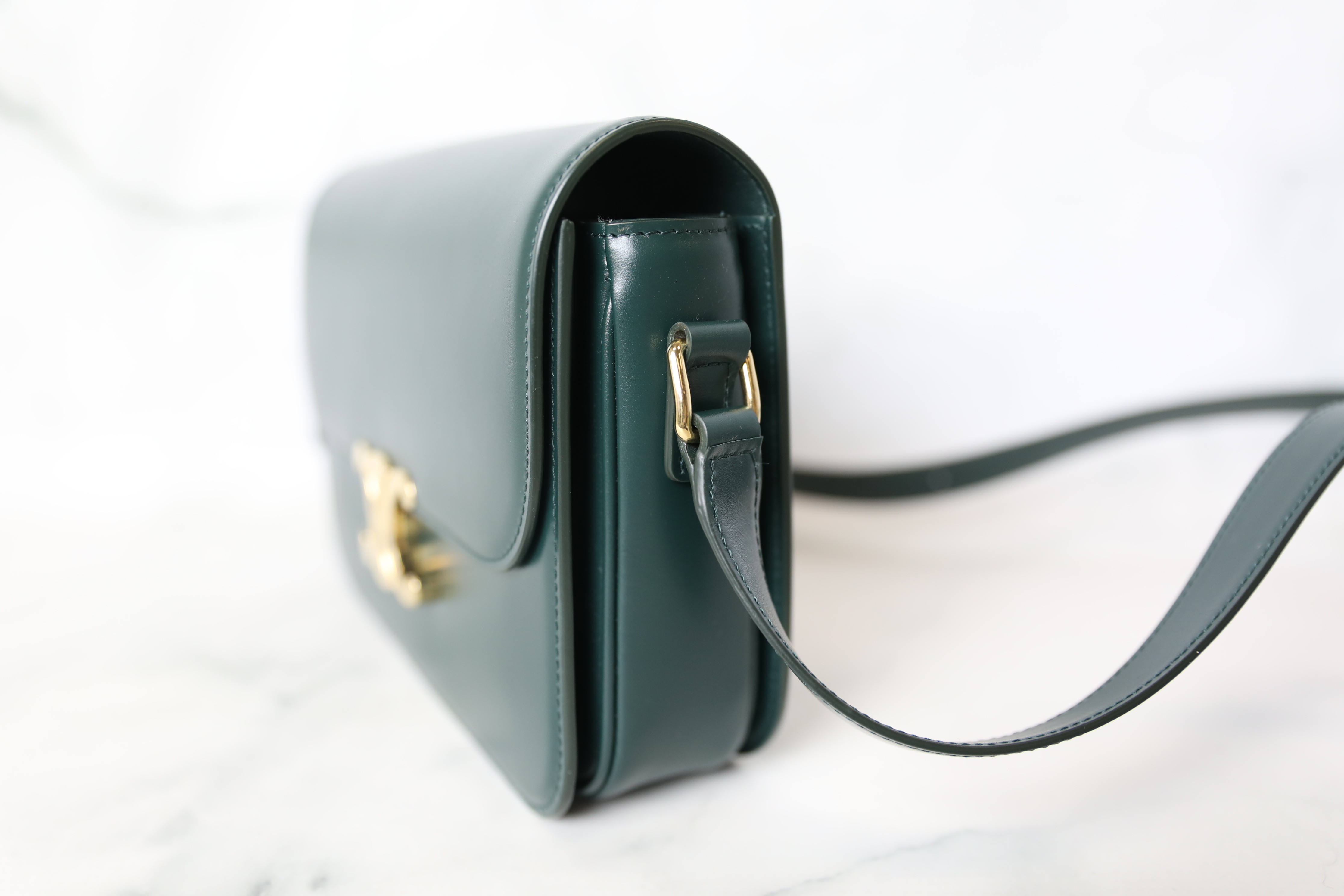 Celine Boston Triomphe Top Handle Bag — Otra Vez Couture Consignment
