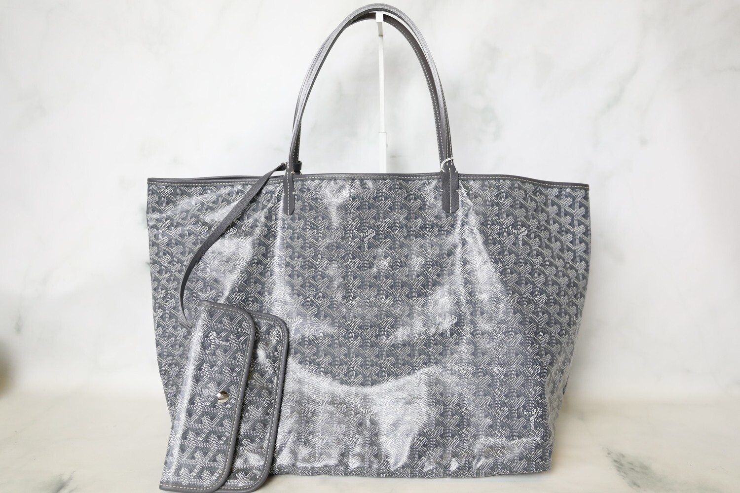 Goyard St.Louis GM Tote, Navy, Preowned in Dustbag WA001 - Julia Rose  Boston