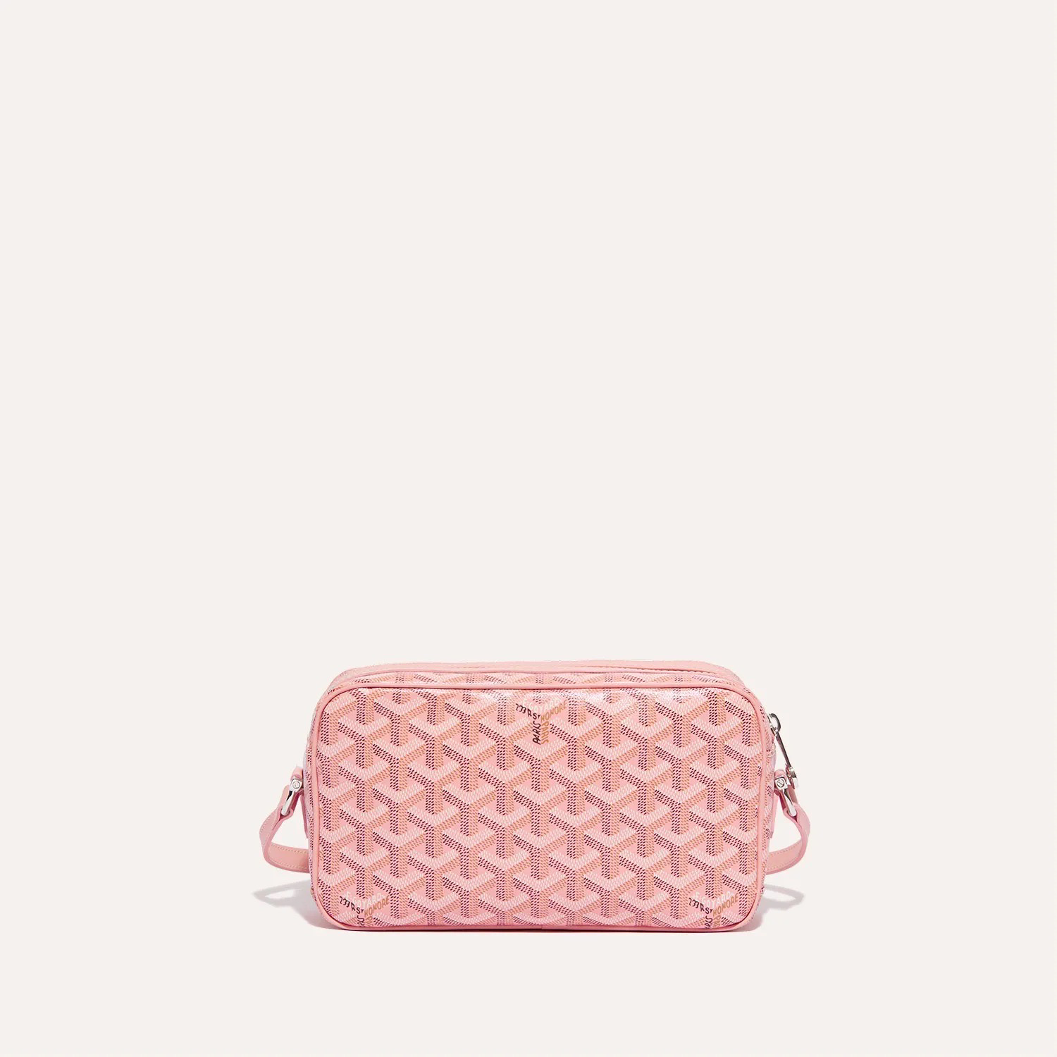 Goyard Cap-Vert PM Bag Powder Pink in Canvas/Leather with Silver