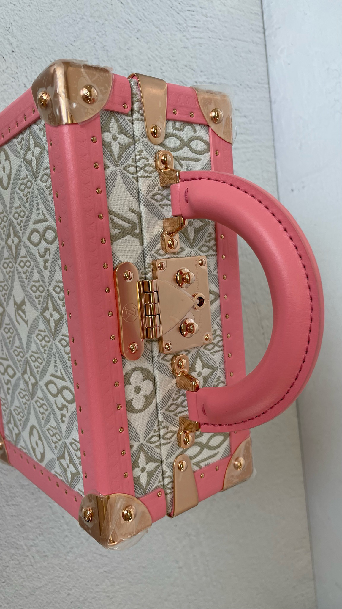 Louis Vuitton Since 1854 Trunk, Custom Pink and Grey, New in Box CMA001 -  Julia Rose Boston
