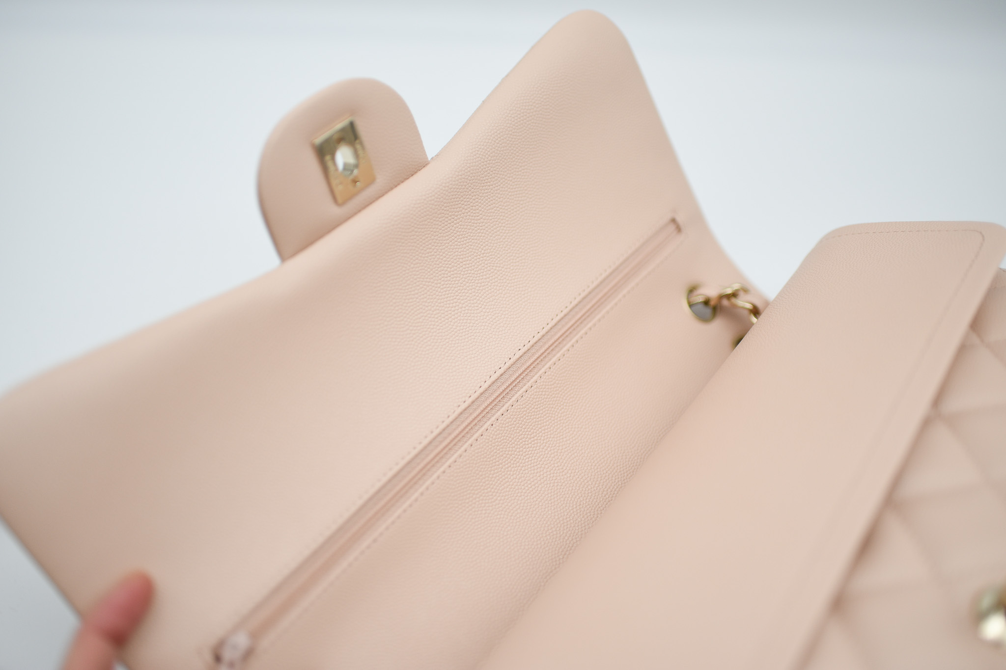 Chanel Classic Jumbo Flap, 22C Beige with Gold Hardware, New in Box GA006 - Julia  Rose Boston