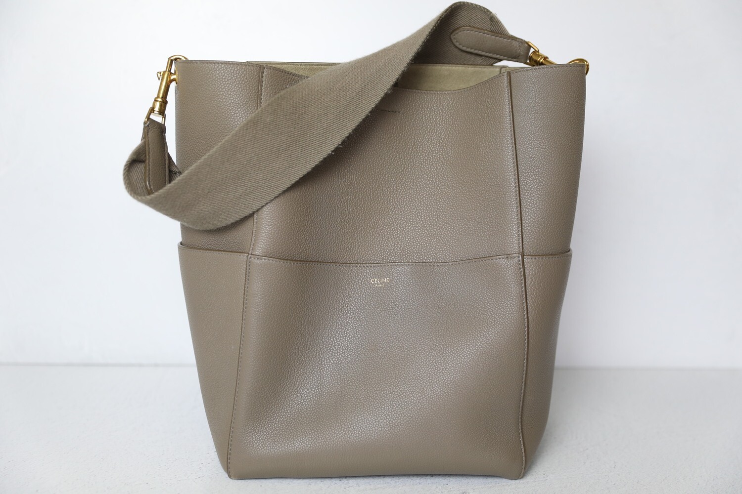 Celine sangle bag taupe online
