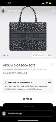 Personal Shop Request Dior Order Book Tote And Pouch, New In Dustbag (ships from abroad)