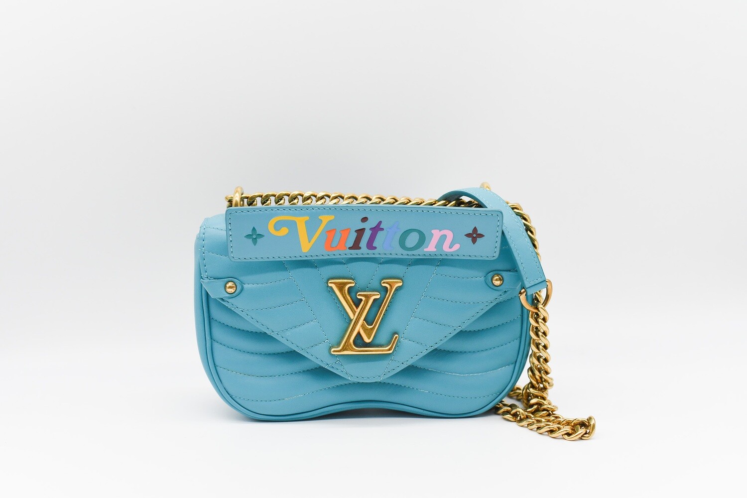 Louis Vuitton New Wave Flap, White with Gold Hardware, Preowned in Dustbag  WA001 - Julia Rose Boston