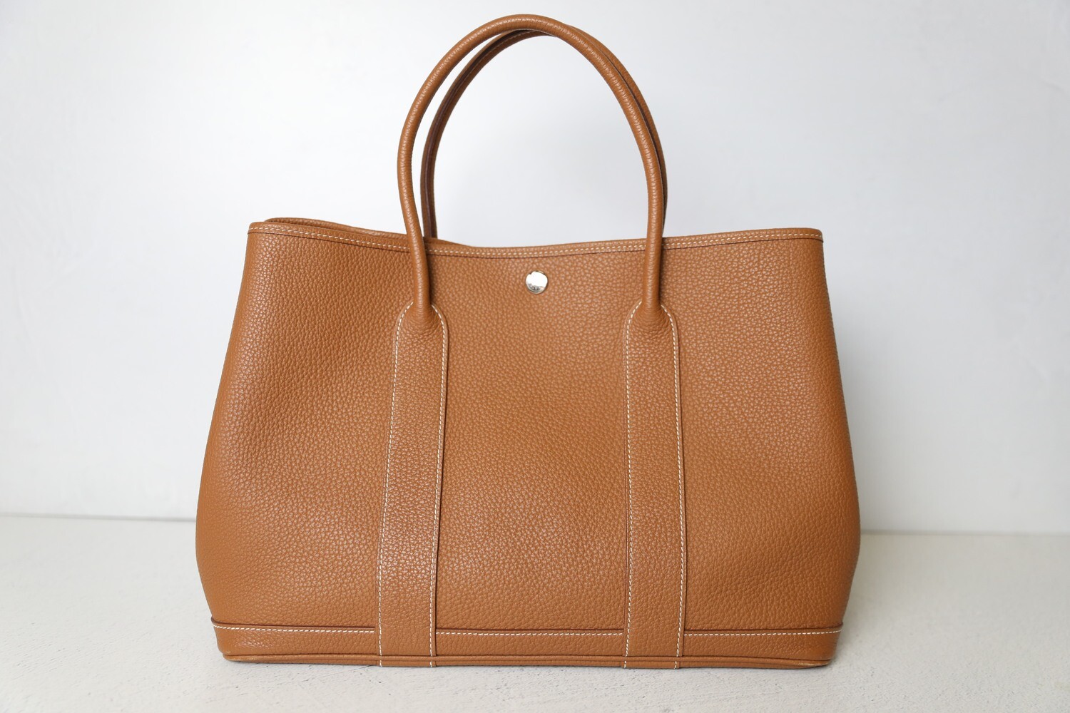 Hermes Garden Party 36, Gold, Preowned in Box WA001