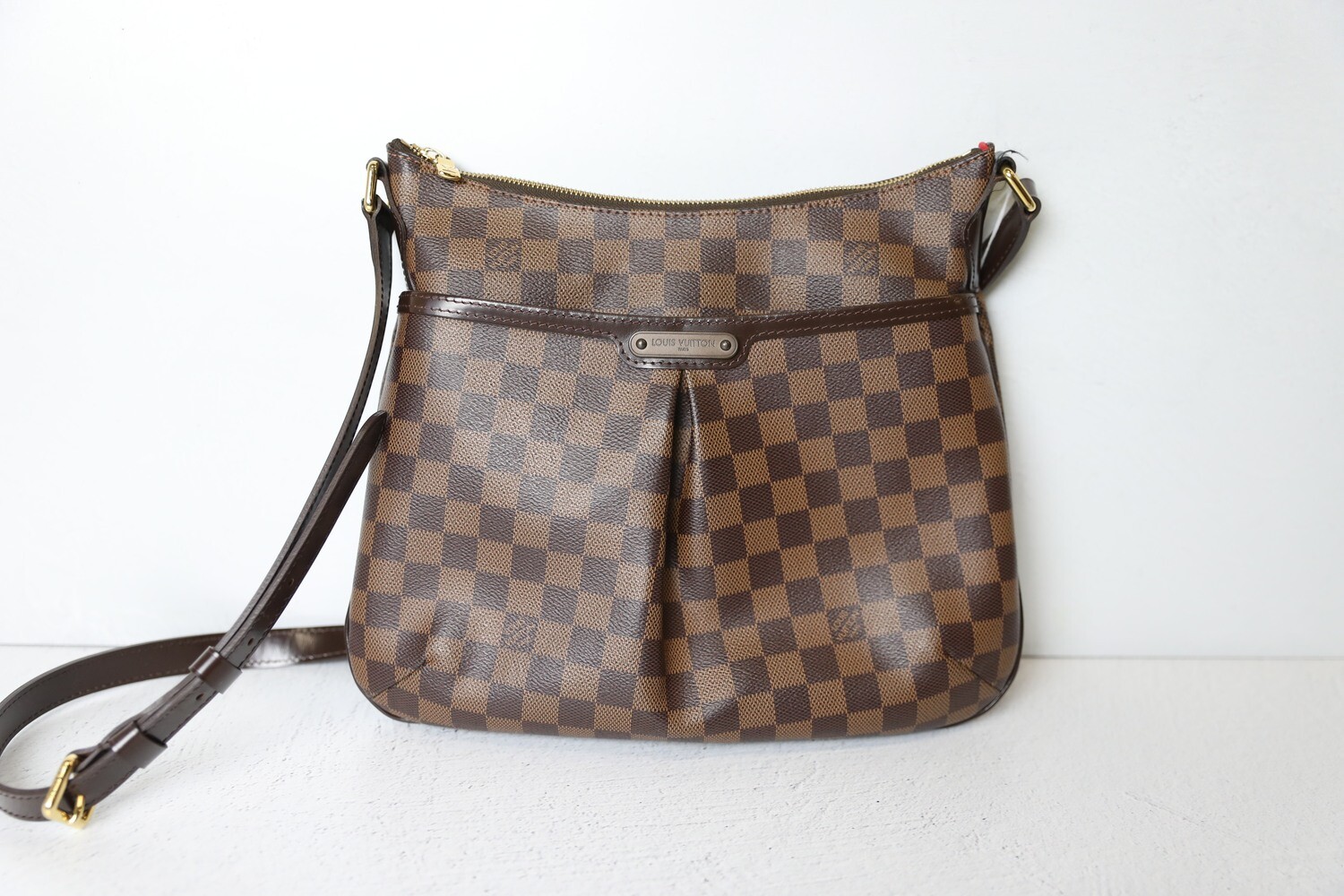 Louis Vuitton Bloomsbury PM, Damier Ebene, Preowned in Dustbag WA001