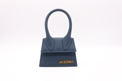Ariadna Gutiérrez Closet Sale: Jacquemeus Mini Blue Bag, Gold Hardware, Preowned - No Dustbag MA004