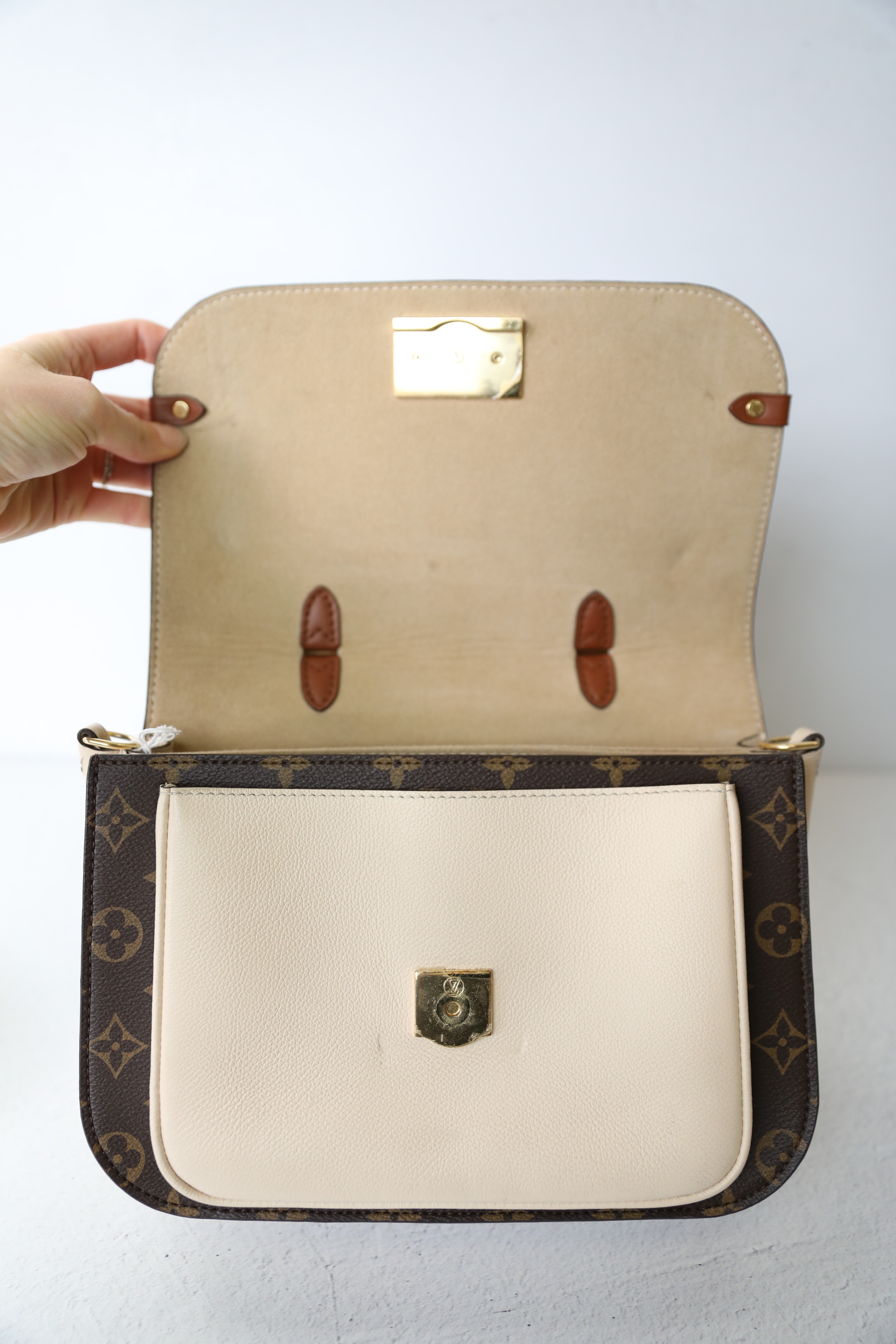Louis Vuitton Vaugirard, Monogram and Creme, Preowned No Dustbag WA001 -  Julia Rose Boston