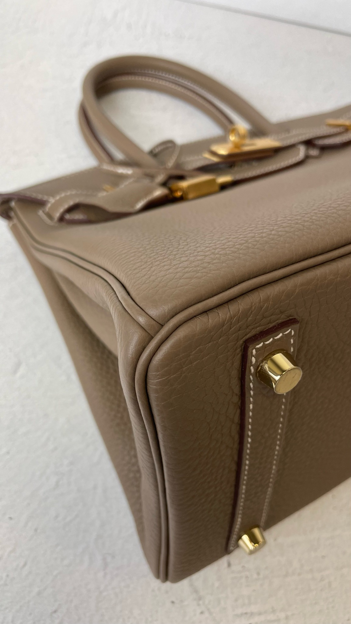 New] Hermès Birkin 30  Etoupe, Togo Leather, Gold Hardware – The