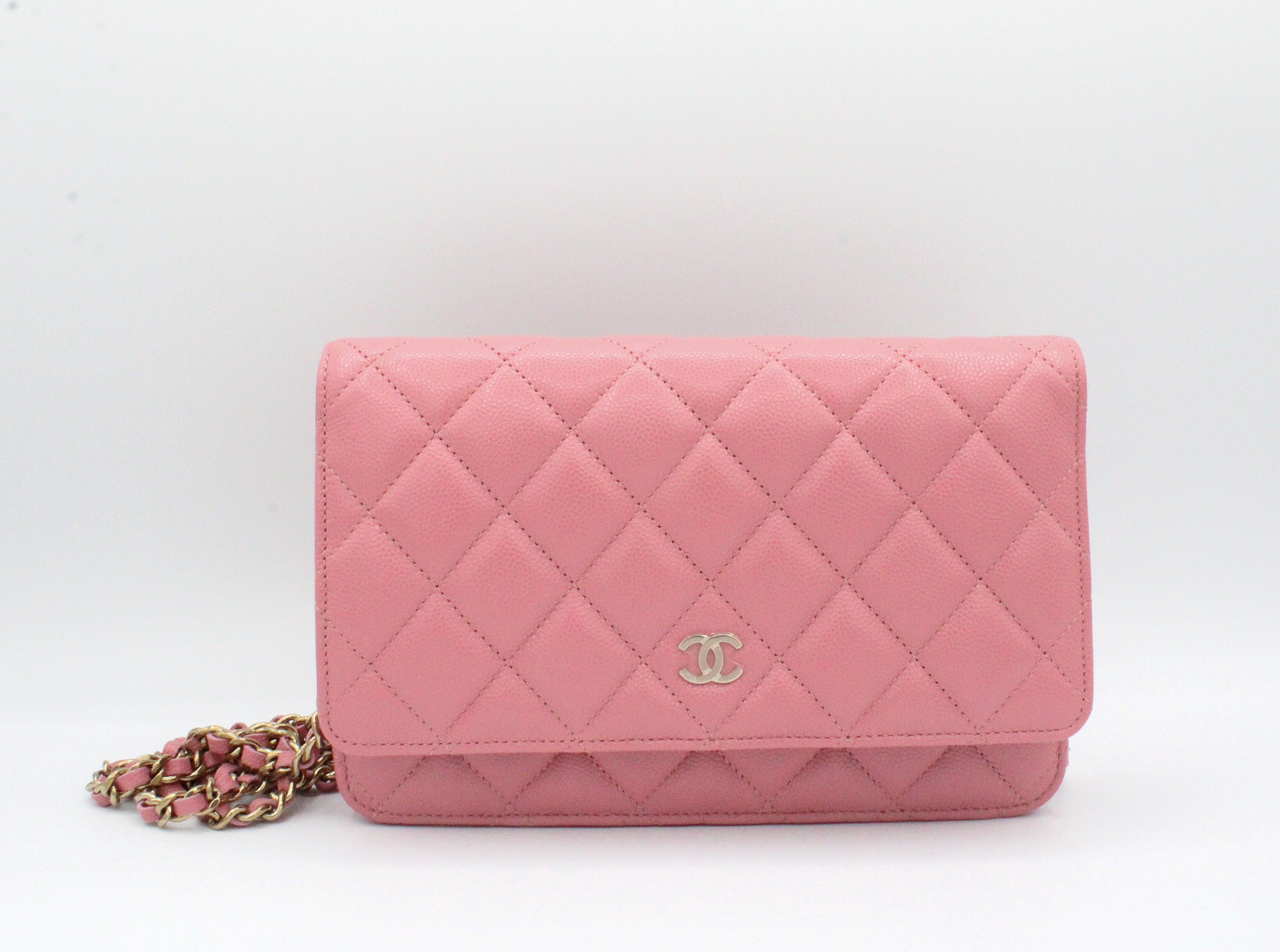 Chanel Classic Wallet on Chain, 22A Pink Caviar with Gold Hardware, New in  Box GA003 - Julia Rose Boston