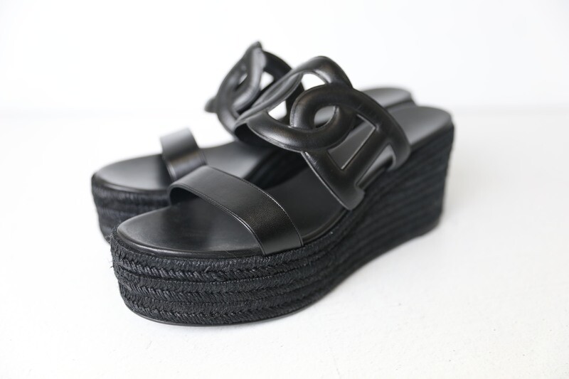 HERMES ブラック ダブルバックルシューズ 41 Black - Women's Shoes | Hermès Mainland China
