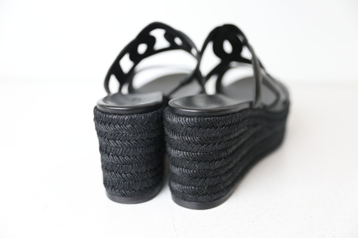 Hermes Wedge Sandals, Black, Size 41, New in Box WA001 - Julia Rose Boston | Shop Hermes Wedge Sandals, Black, Size 41, New in Box WA001 - Julia Rose Boston | Shop