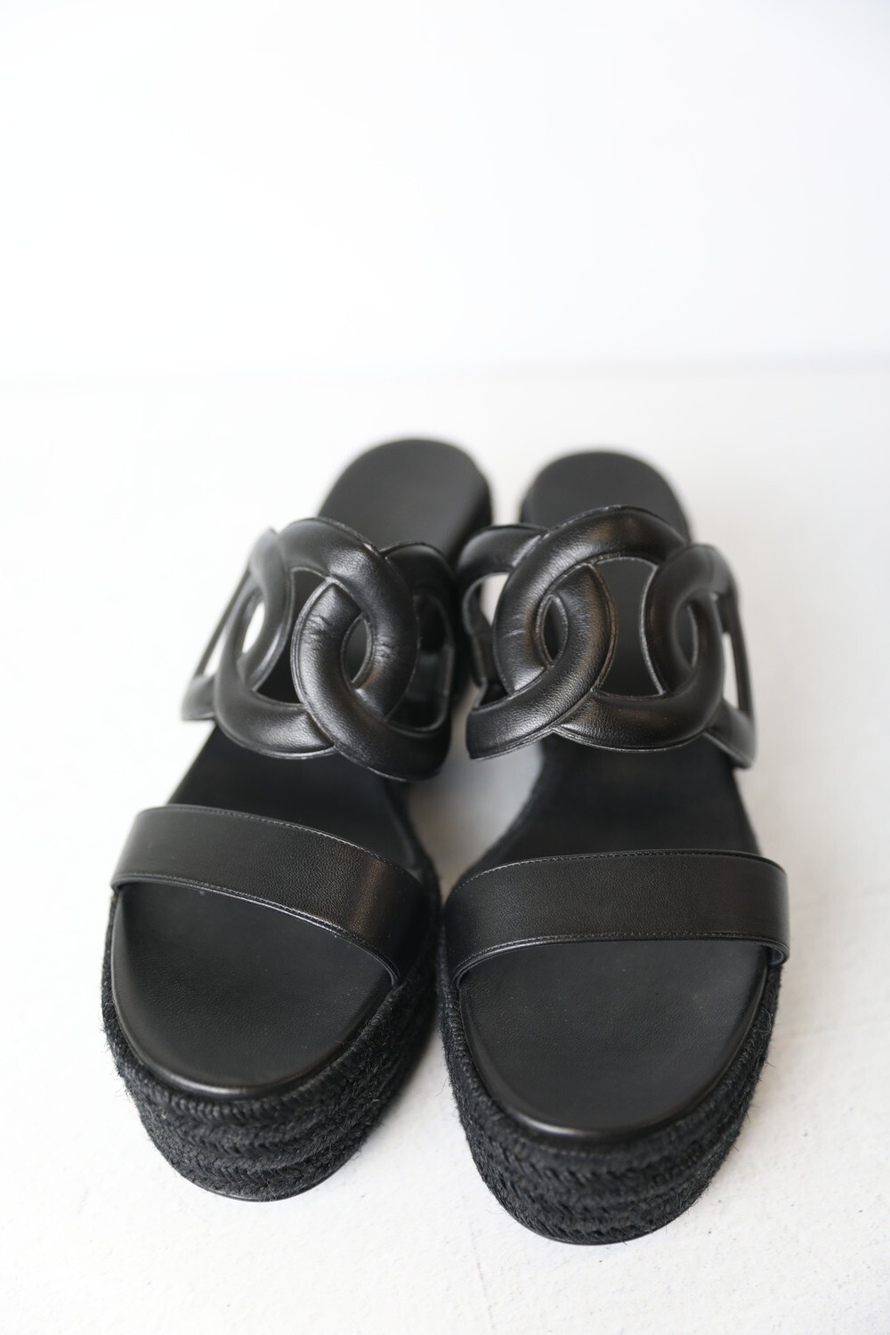 Hermes Wedge Sandals, Black, Size 41, New in Box WA001 - Julia Rose Boston | Shop Hermes Wedge Sandals, Black, Size 41, New in Box WA001 - Julia Rose Boston | Shop