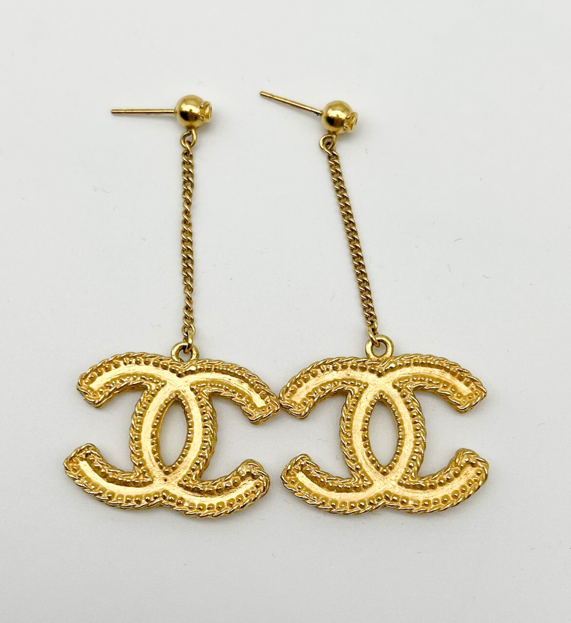 Chanel cc chain earrings - Gem