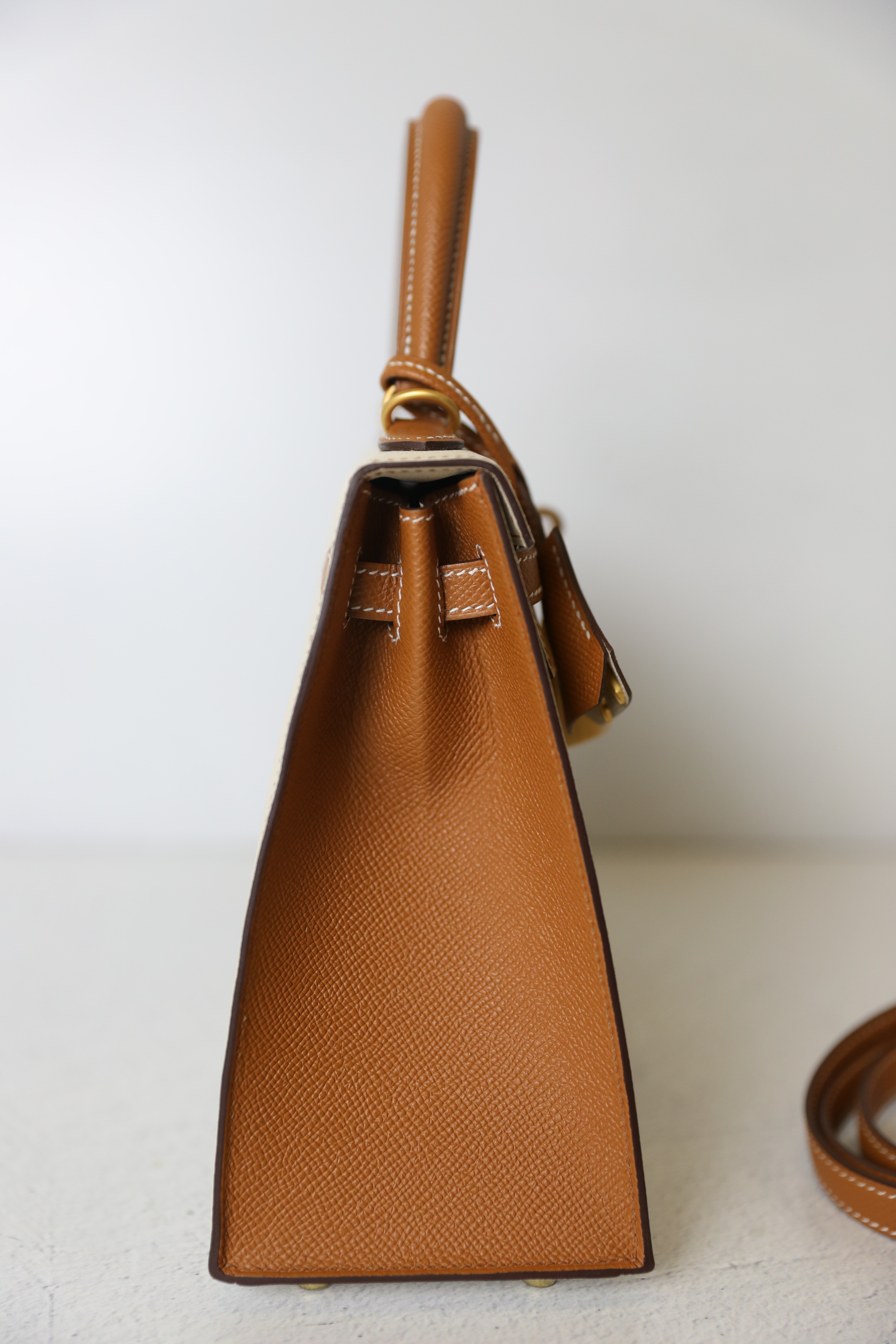 Hermes Birkin 25 Sellier, Craie Epsom Leather with Palladium Hardware, New  in Box WA001 - Julia Rose Boston