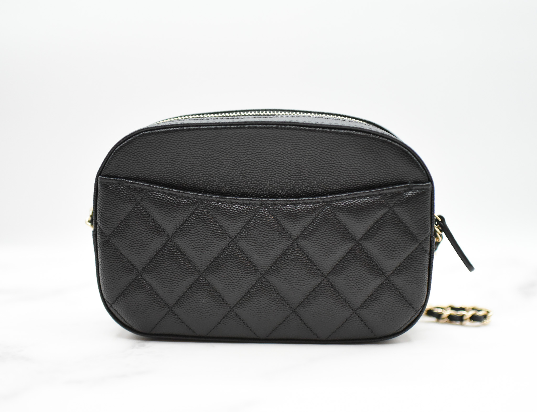 Chanel Camera Bag, Black Caviar Leather with Gold Hardware, New in Box  GA001 - Julia Rose Boston