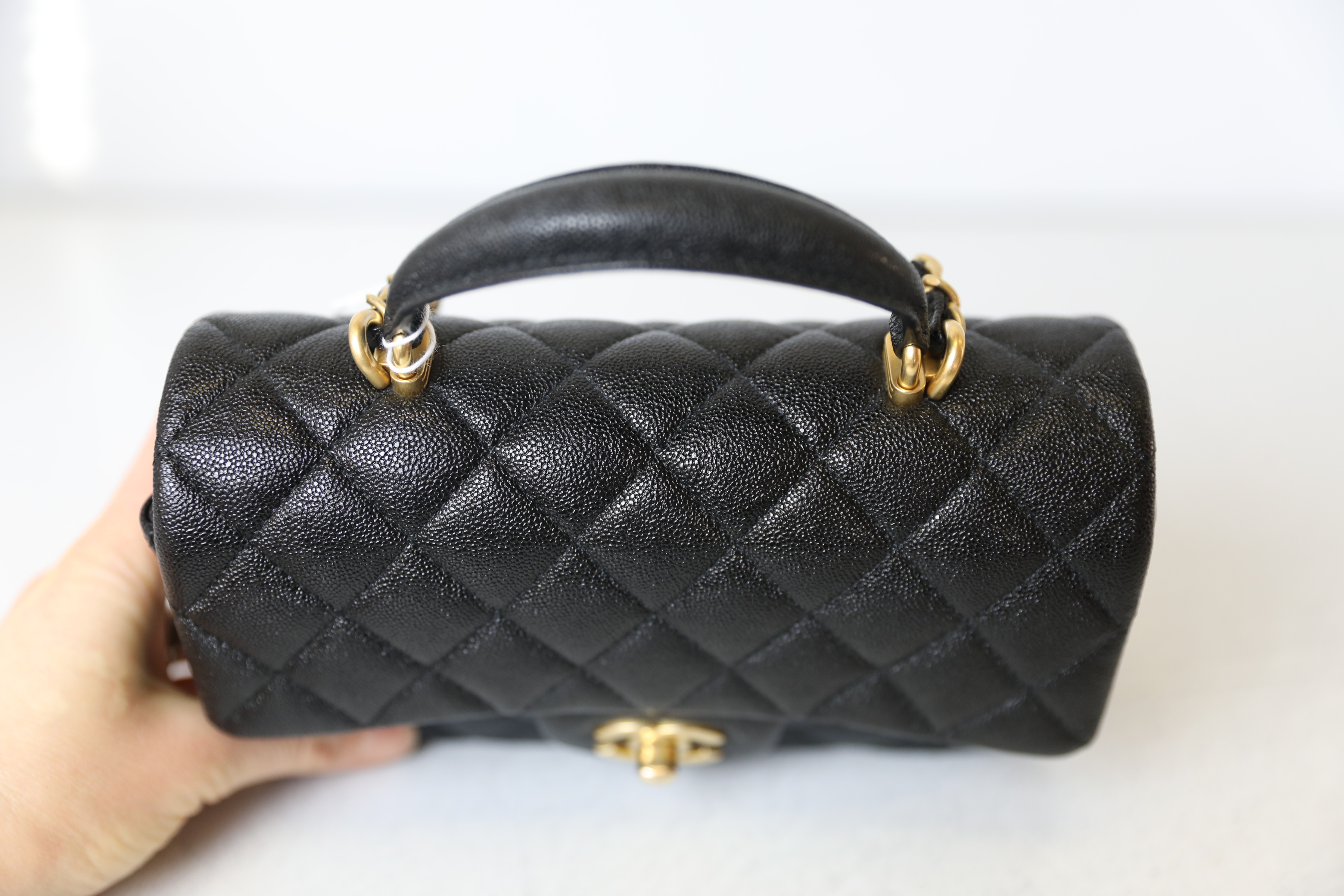 Chanel Black Quilted Caviar Mini Boy Bag Gold Hardware, 2022 Available For  Immediate Sale At Sotheby's