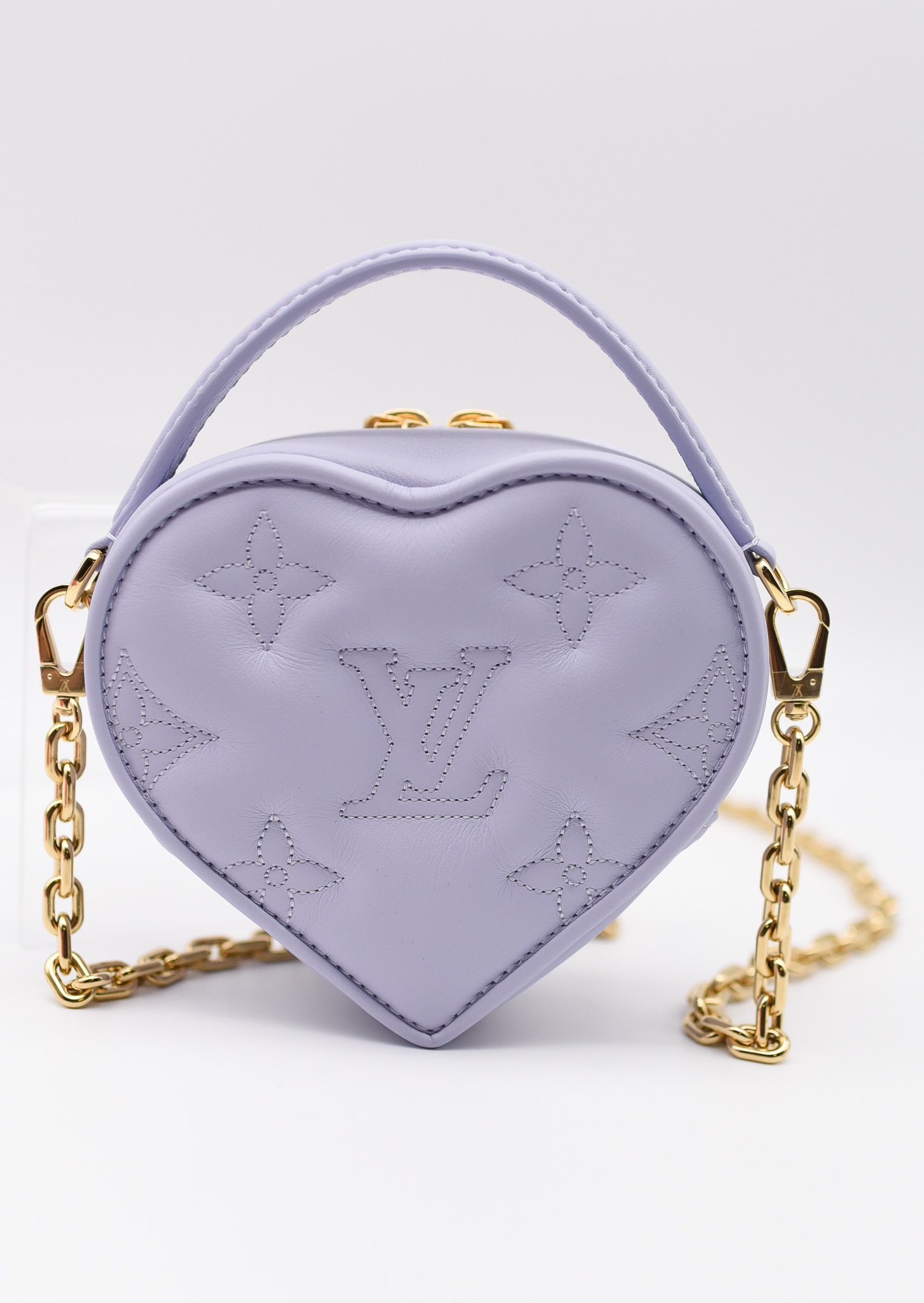 Louis Vuitton Pop My Heart, Lilac Leather, New in Box WA001