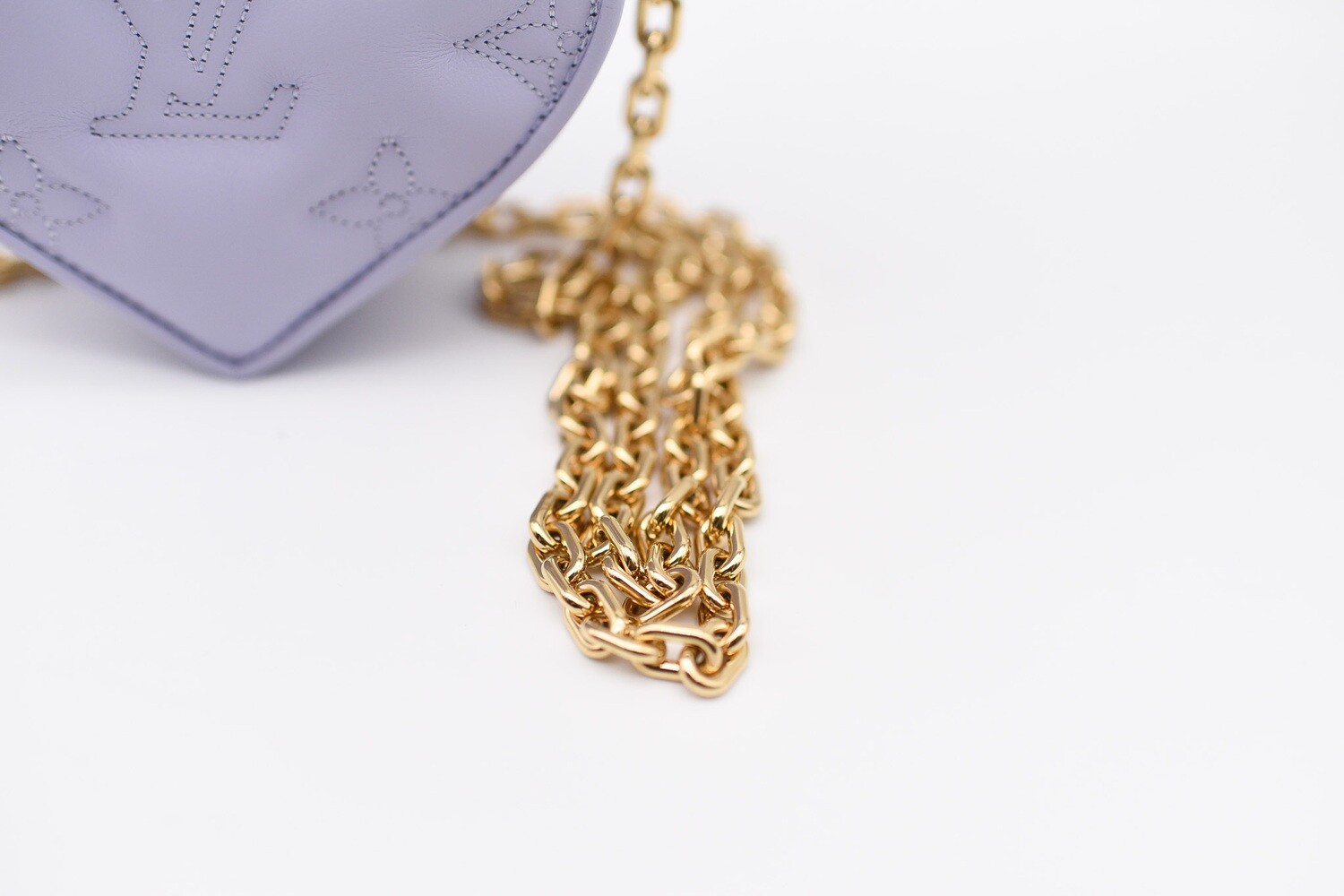 Louis Vuitton Pop My Heart, Lilac Leather, New in Box MA001