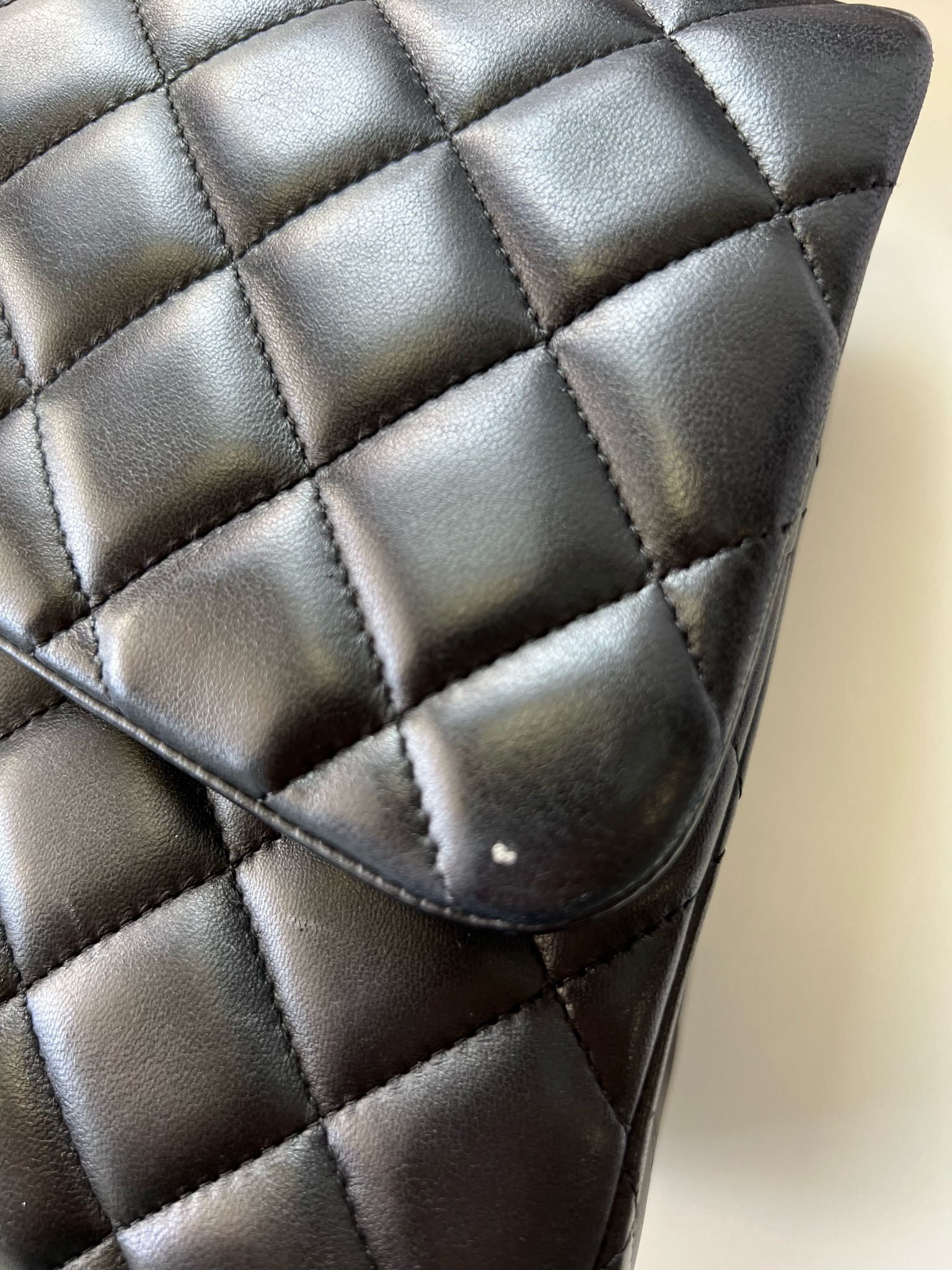 Chanel Classic Jumbo Double Flap, Black Lambskin Leather with Silver  Hardware, Preowned in Box WA001 - Julia Rose Boston