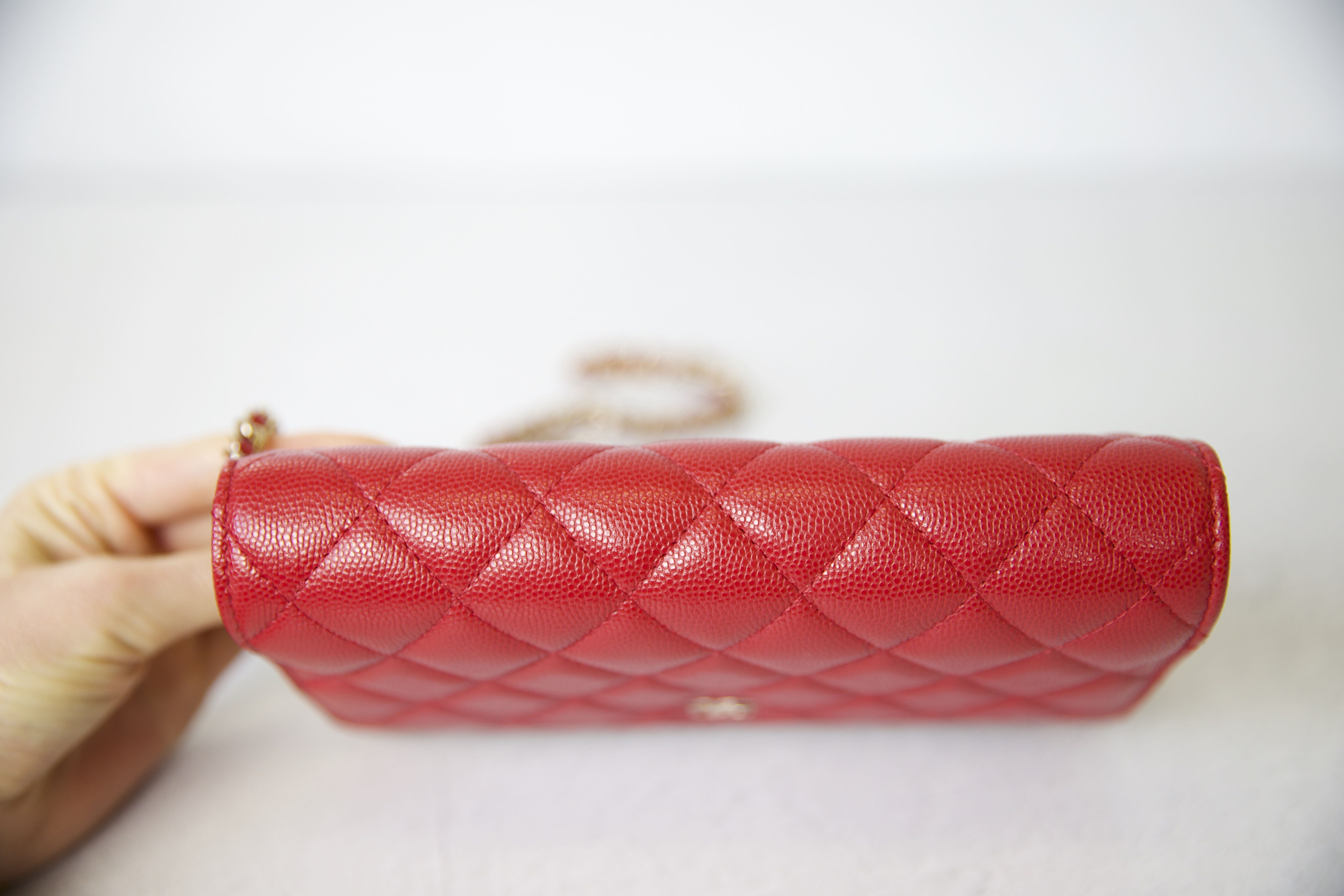 Chanel Classic Wallet on Chain, Red Caviar with Gold Hardware, Preowned in  Box WA001 - Julia Rose Boston