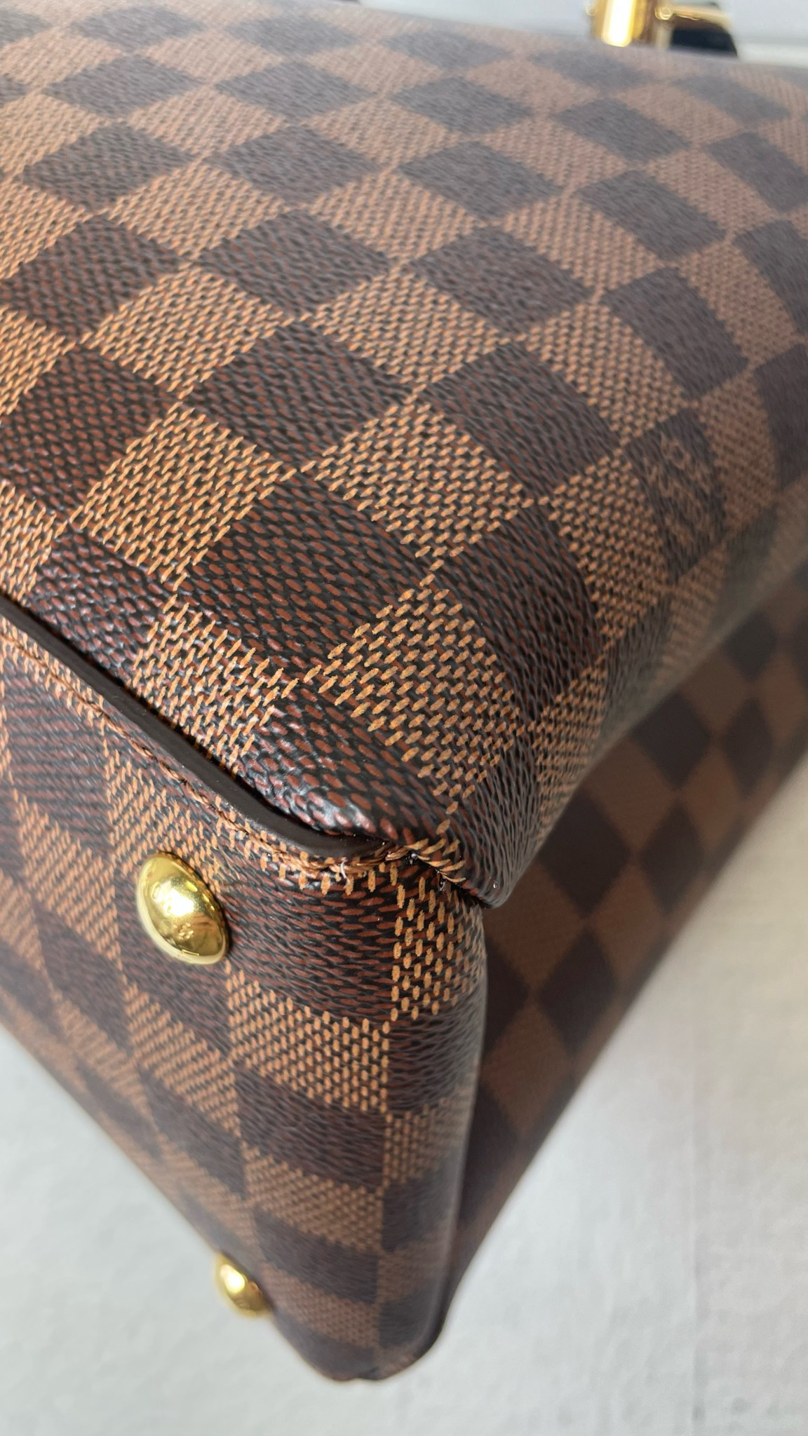 Louis Vuitton LV Riverside bag black Brown Cloth ref.290713 - Joli