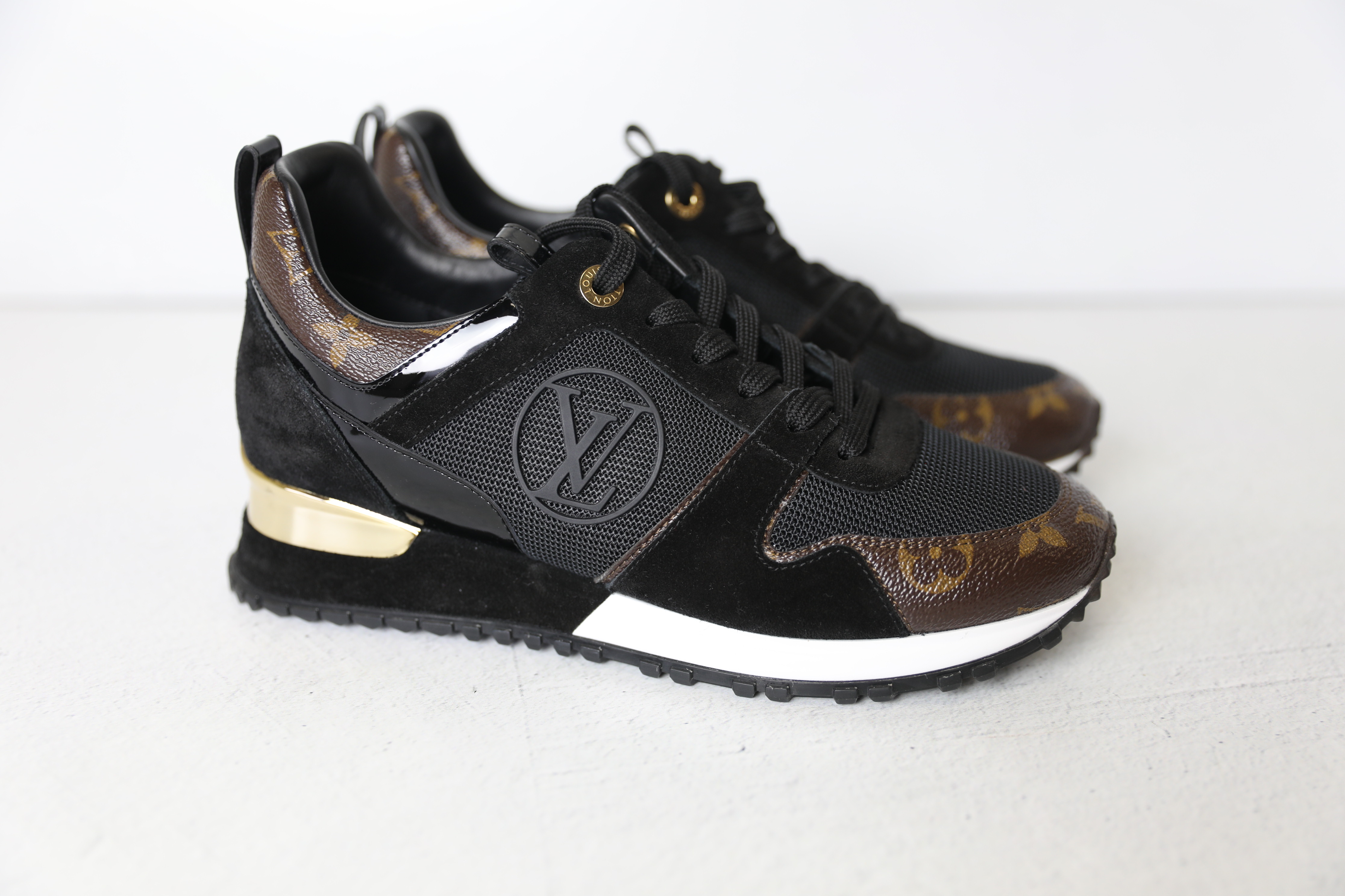 Louis Vuitton Aftergame Sneakers, Black and Monogram, Size 41, New in  Dustbag WA001