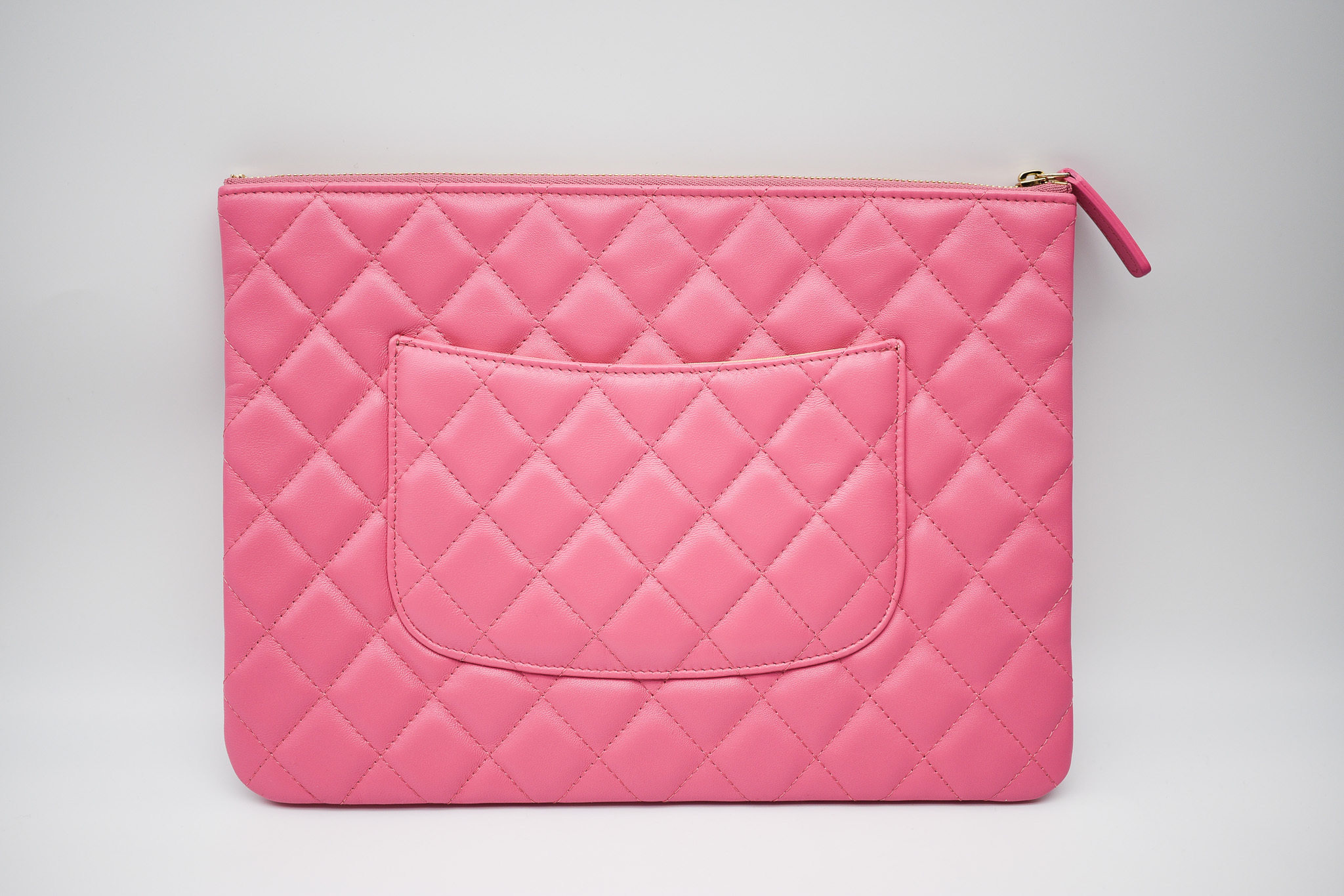 Chanel SLG O Case Medium, Pink Lambskin Leather, Rainbow Hardware, New in  Dustbag GA006 - Julia Rose Boston