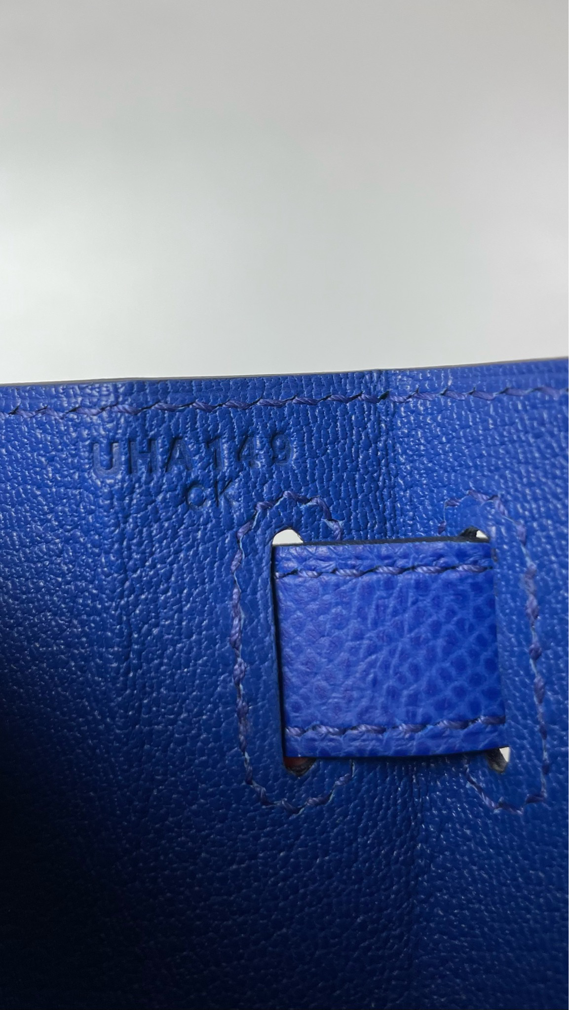 Hermès Kelly handbag 28 saddler shoulder strap in Prussian Blue Epsom  leather ref.833232 - Joli Closet