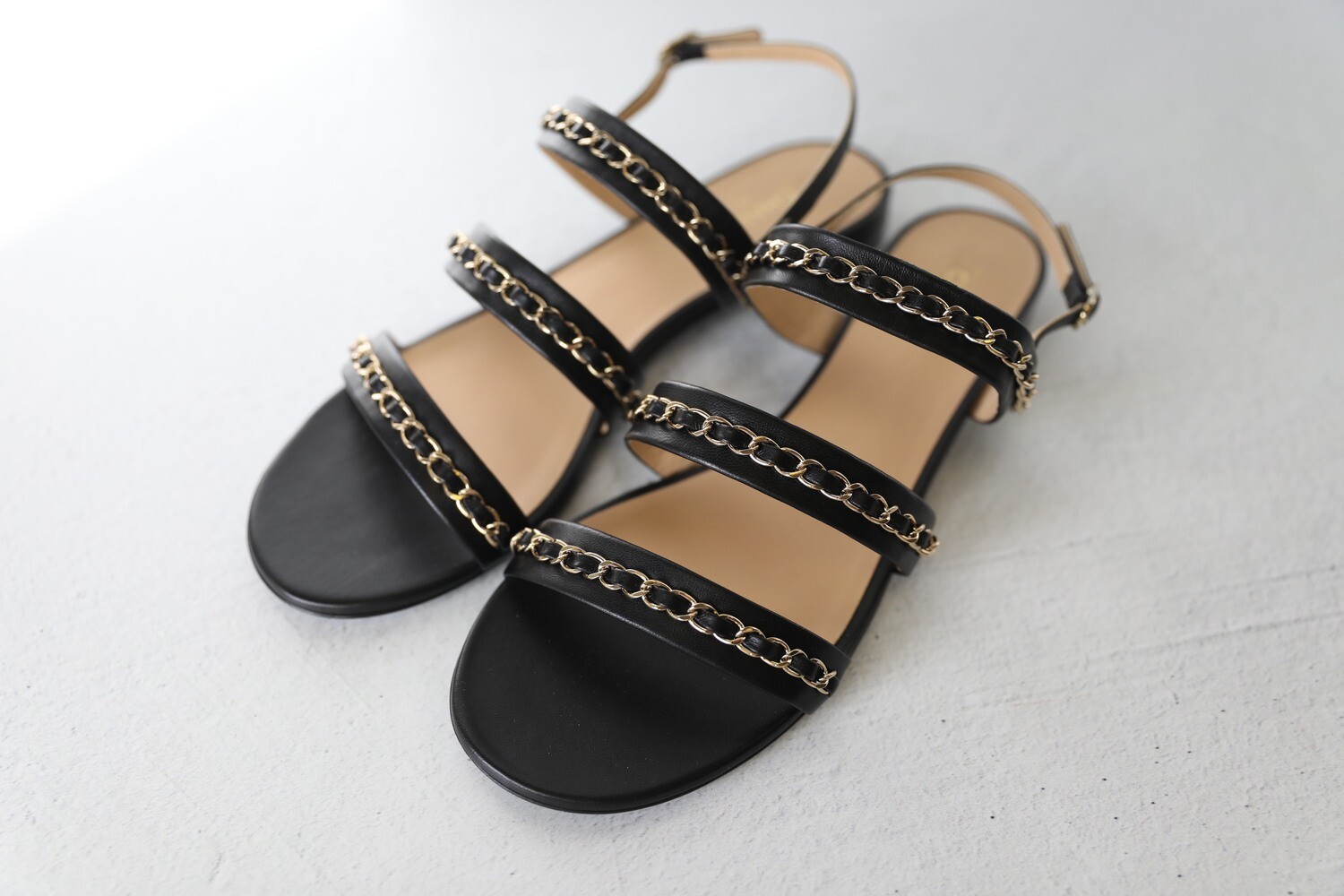 Chanel Quilted Thong CC Chain Sandals Flats  Designer Exchange  Buy Sell  Exchange