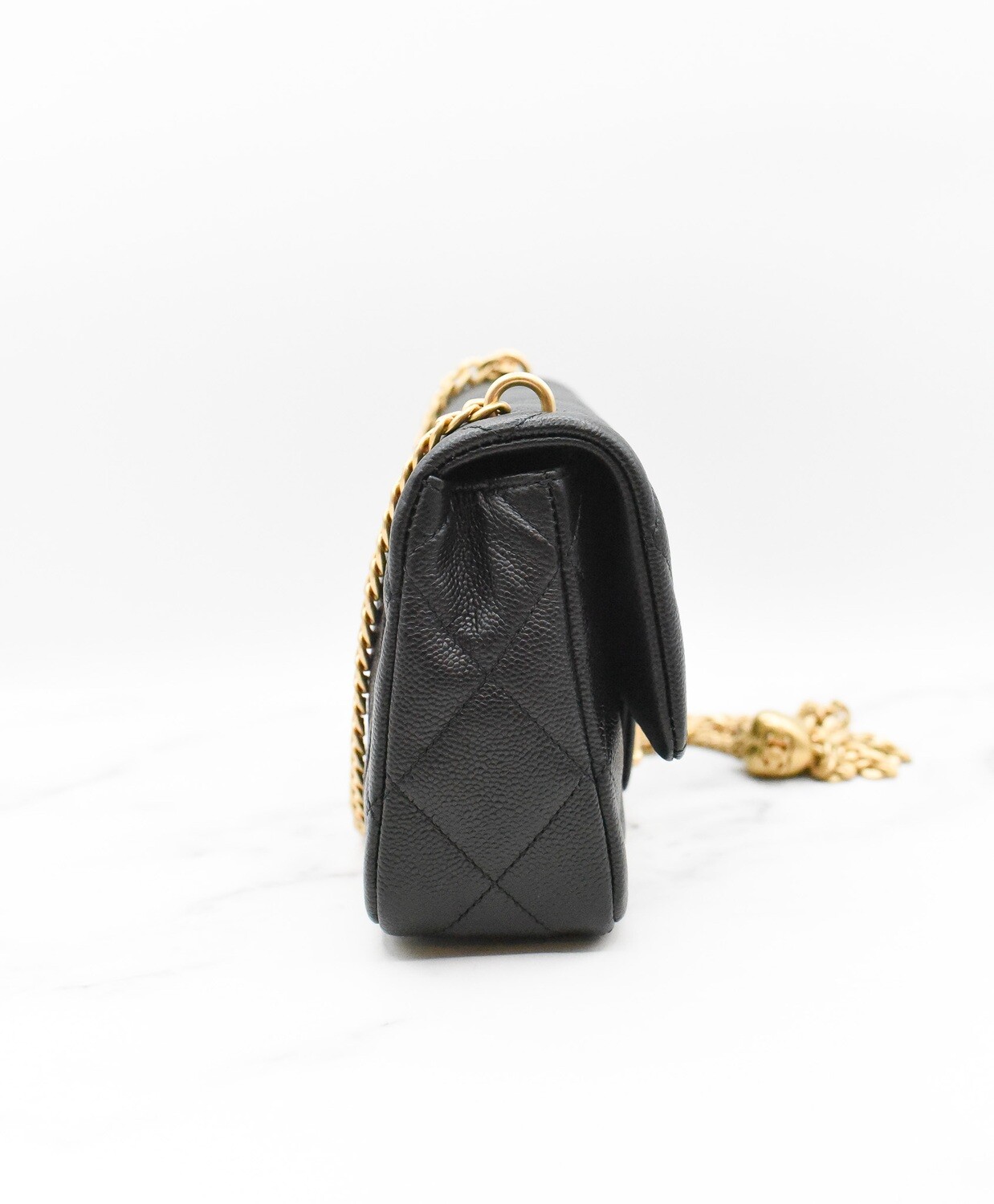 new chanel mini flap bag caviar