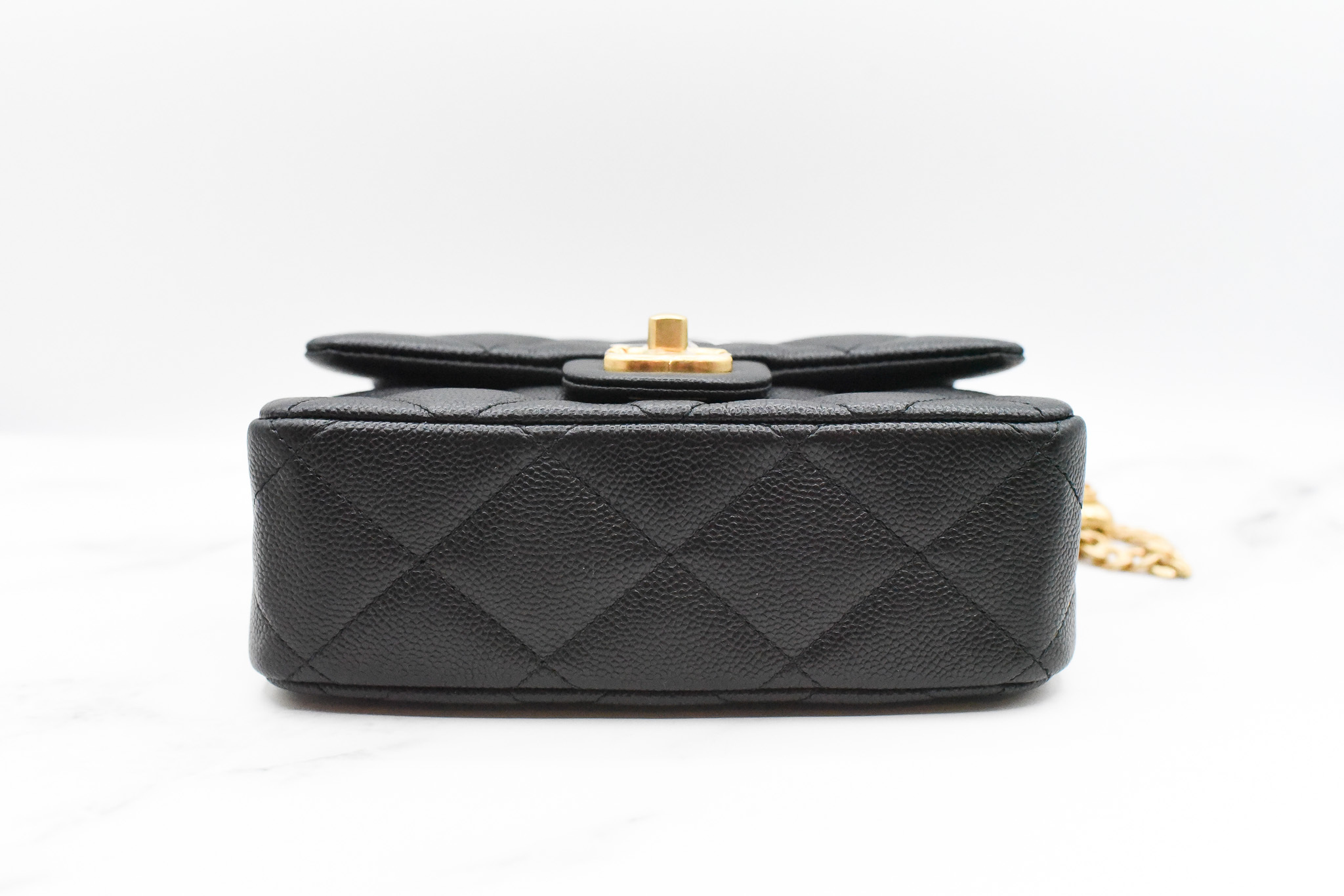 Chanel Seasonal Sweetheart Small Flap, Black Caviar Leather, Gold Hardware,  New in Box GA001