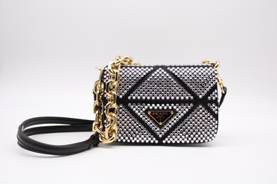 国内で当店のみ Uustudio - Crystal Chain Crossbody Mini Bag 国内で当店のみ Uustudio - Crystal Chain Crossbody Mini Bag