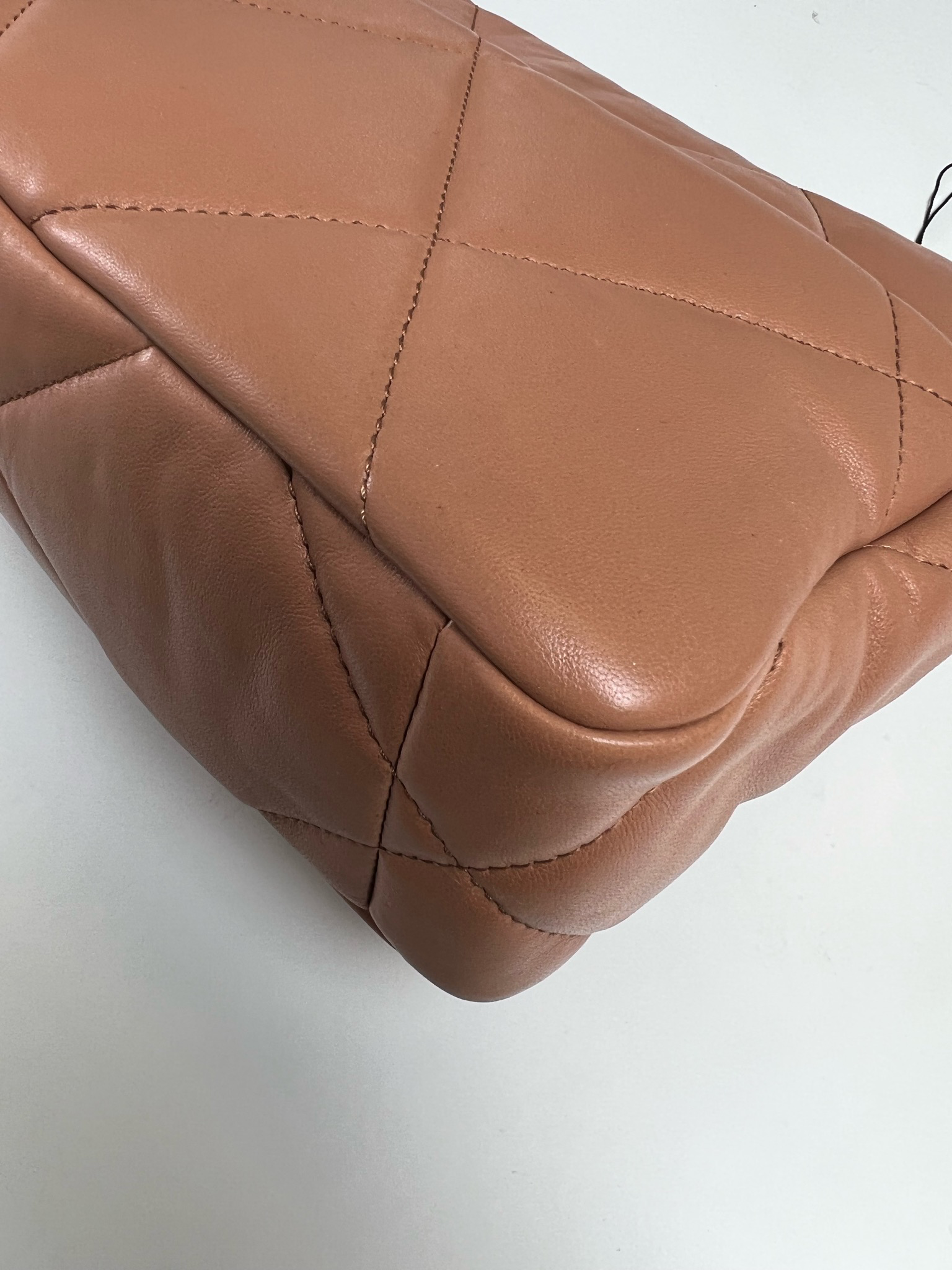 Chanel 19 Small, Caramel Lambskin Leather, Preowned in Box WA001 - Julia  Rose Boston