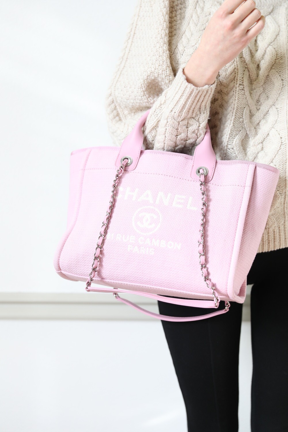 chanel pink cambon