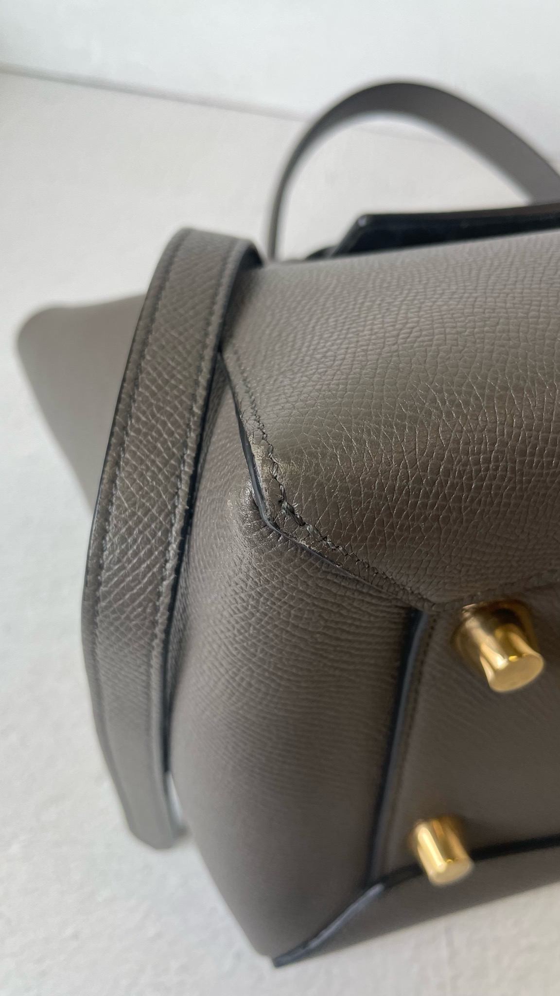 Celine Belt Bag Mini, Grey, Preowned in Dustbag WA001 - Julia Rose Boston