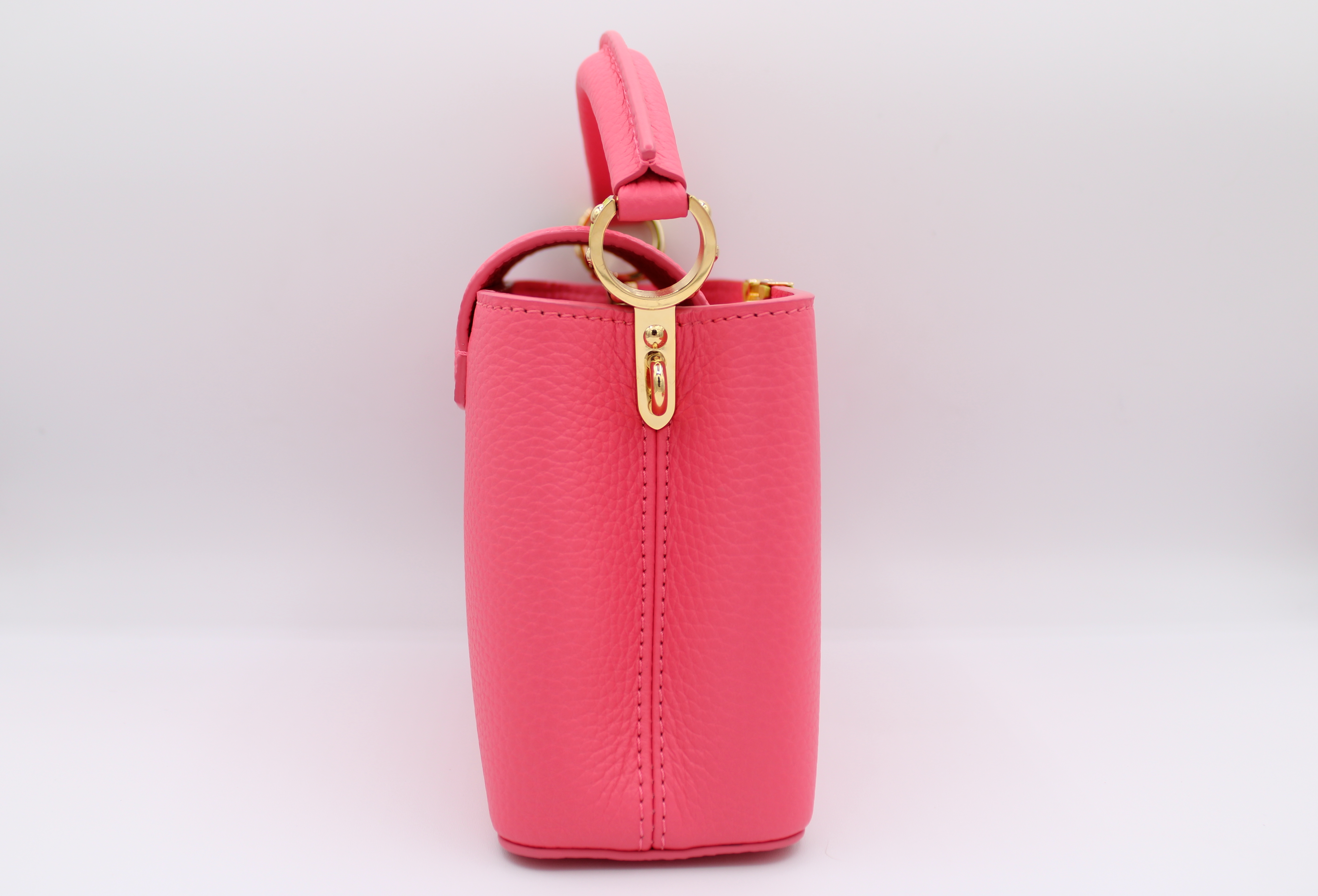 Louis Vuitton Capucines Pink Leather ref.181881 - Joli Closet