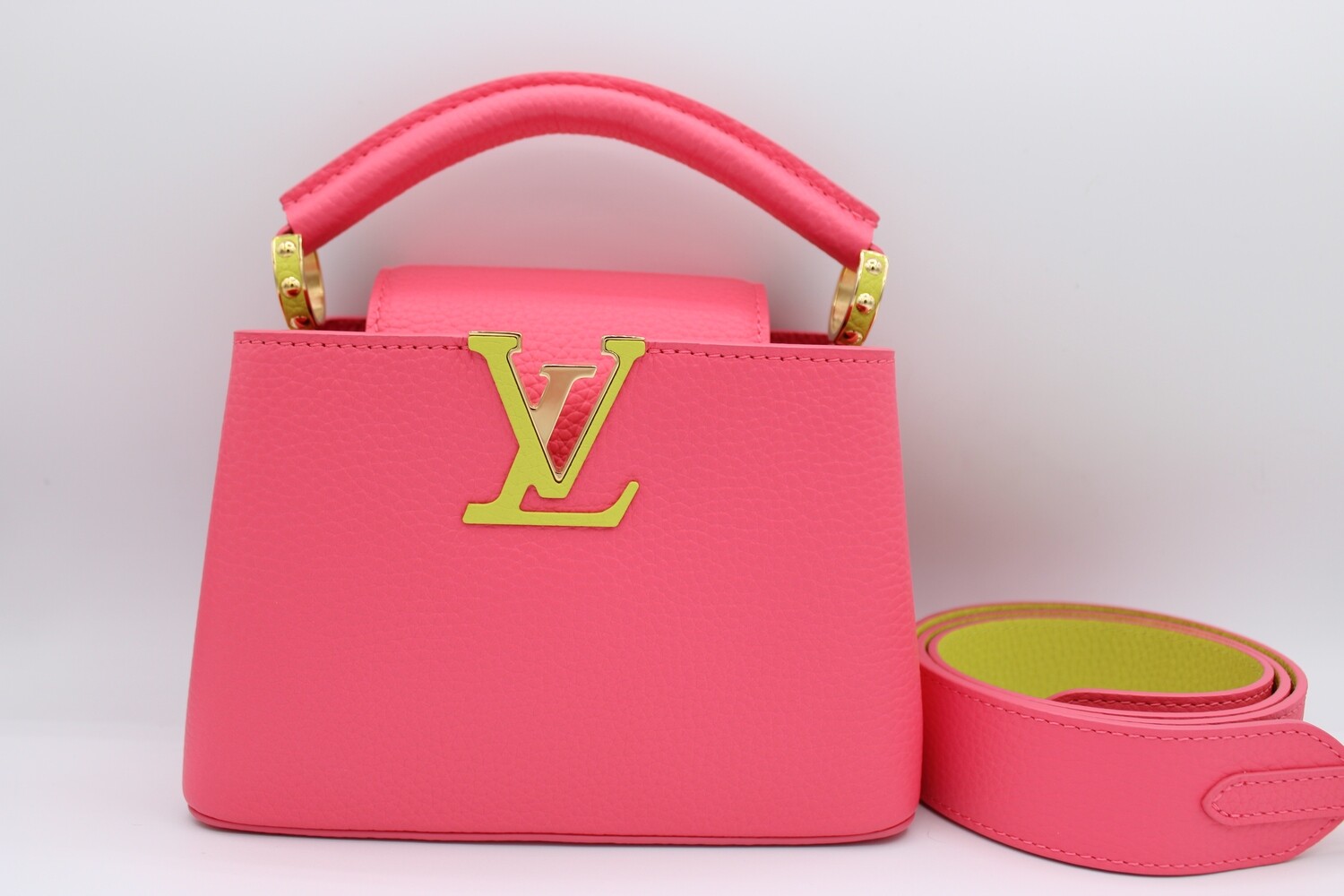 Pink and green louis vuitton purse hotsell