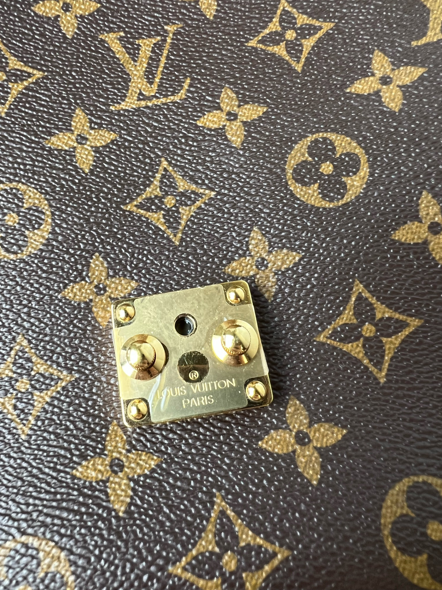 Louis Vuitton Pochette Metis Reverse Monogram With Gold Hardware, Preowned  In Box, WA001