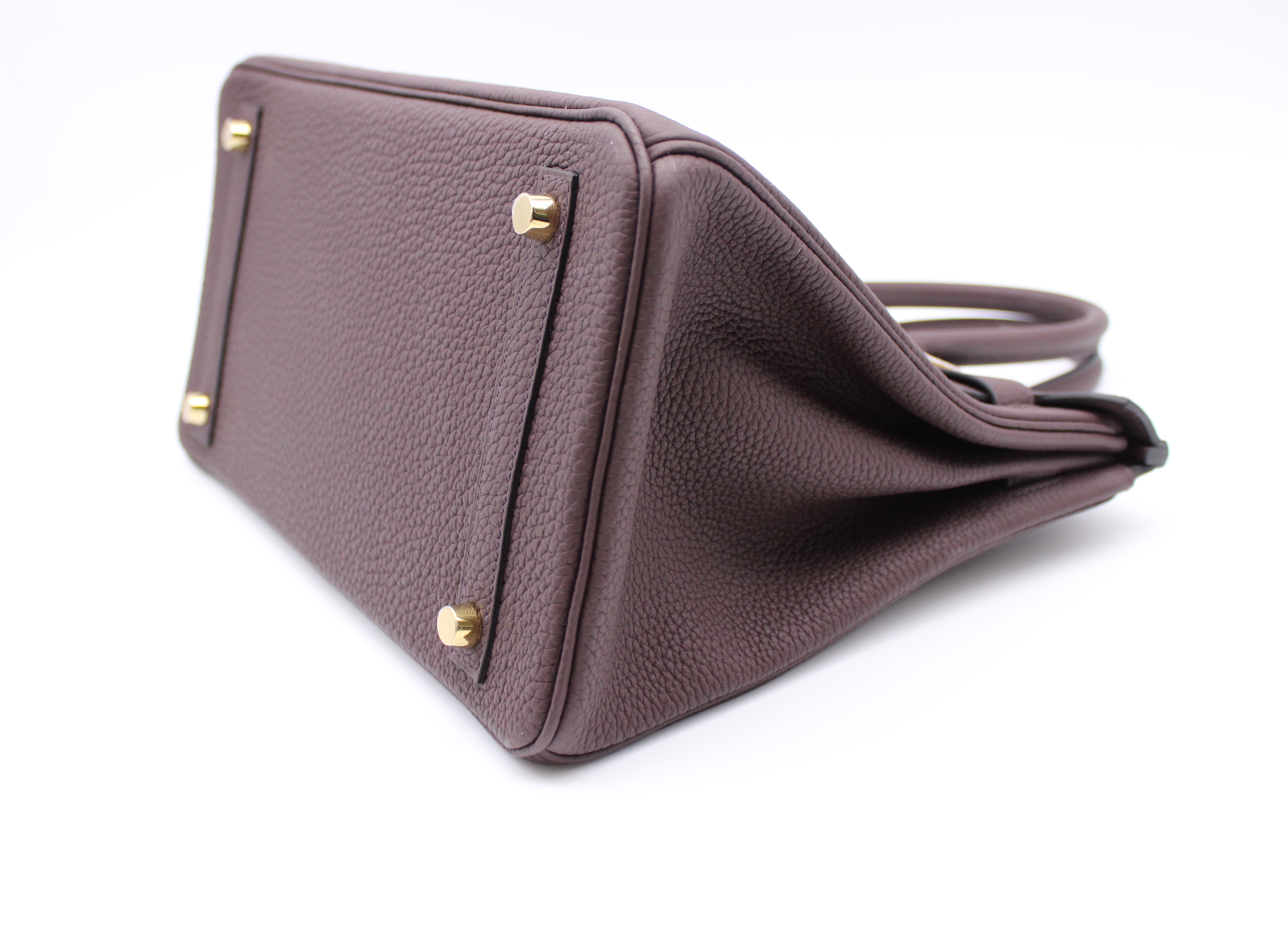 Hermes Birkin 30cm Bag Box Calfskin Leather Gold Hardware, Rouge H CC55 -  SYMode Vip