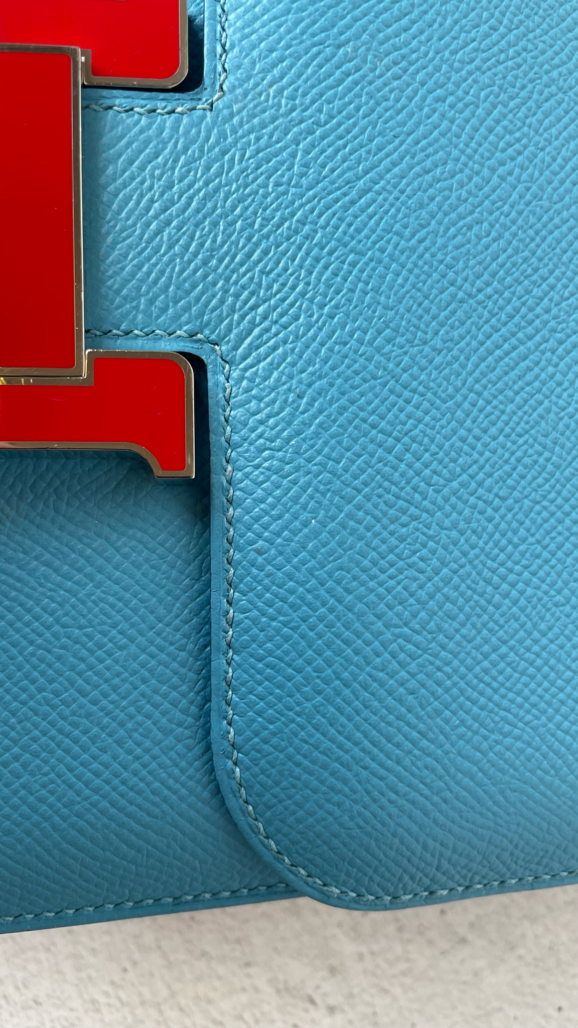 Hermès Bleu Zanzibar Epsom Leather Palladium Hardware Birkin 30 Bag Hermes