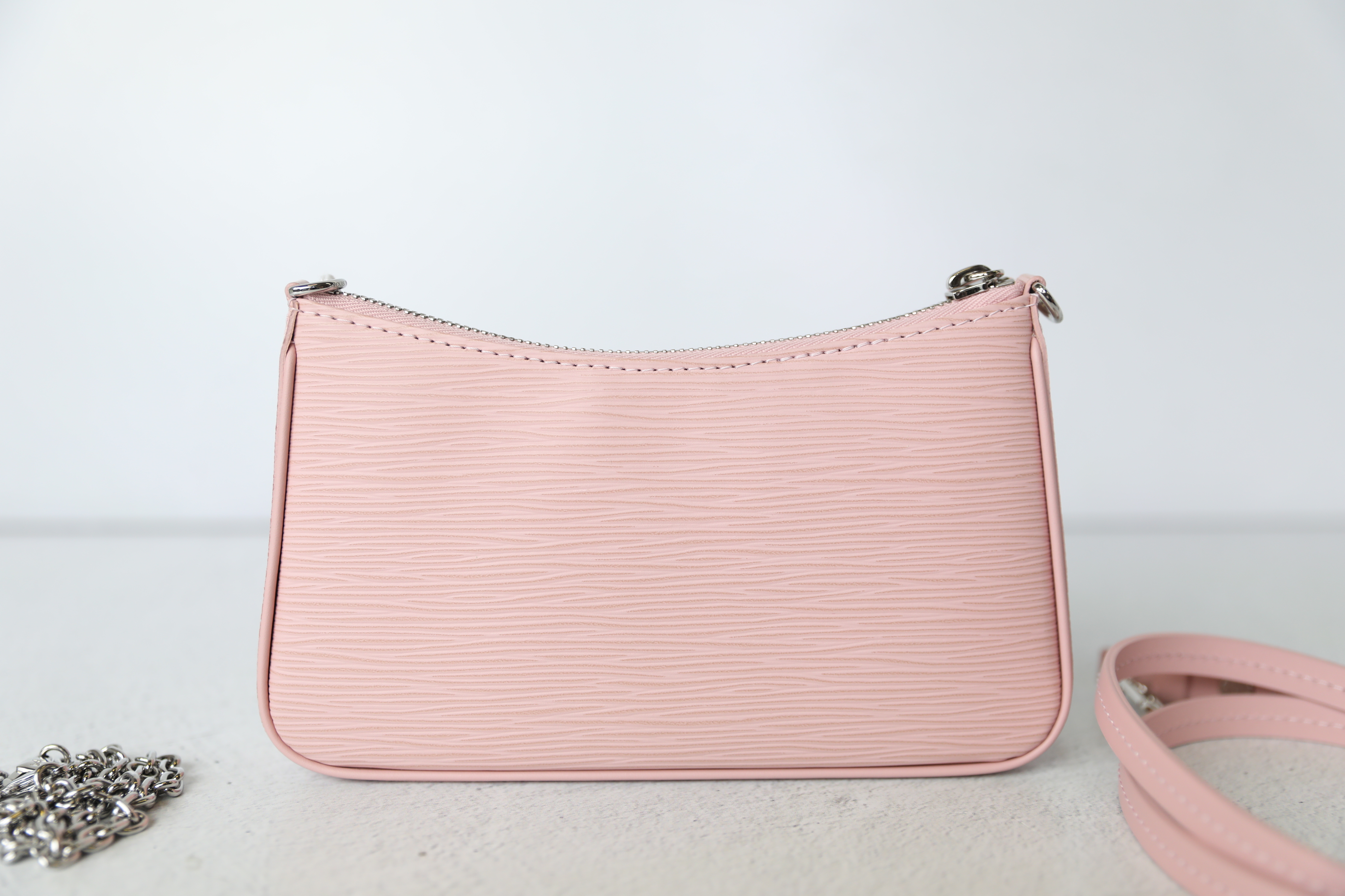 Louis Vuitton Pink Epi Leather Easy Pouch on Strap Bag - Yoogi's